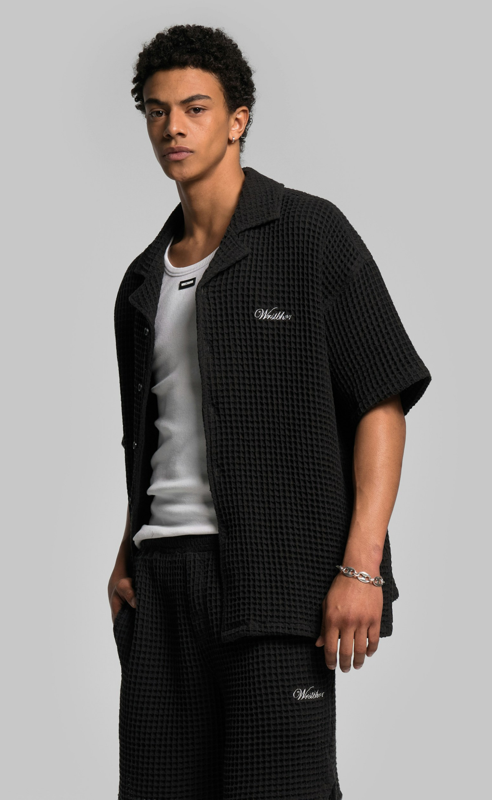 WAFA RESORT JET BLACK SHIRT