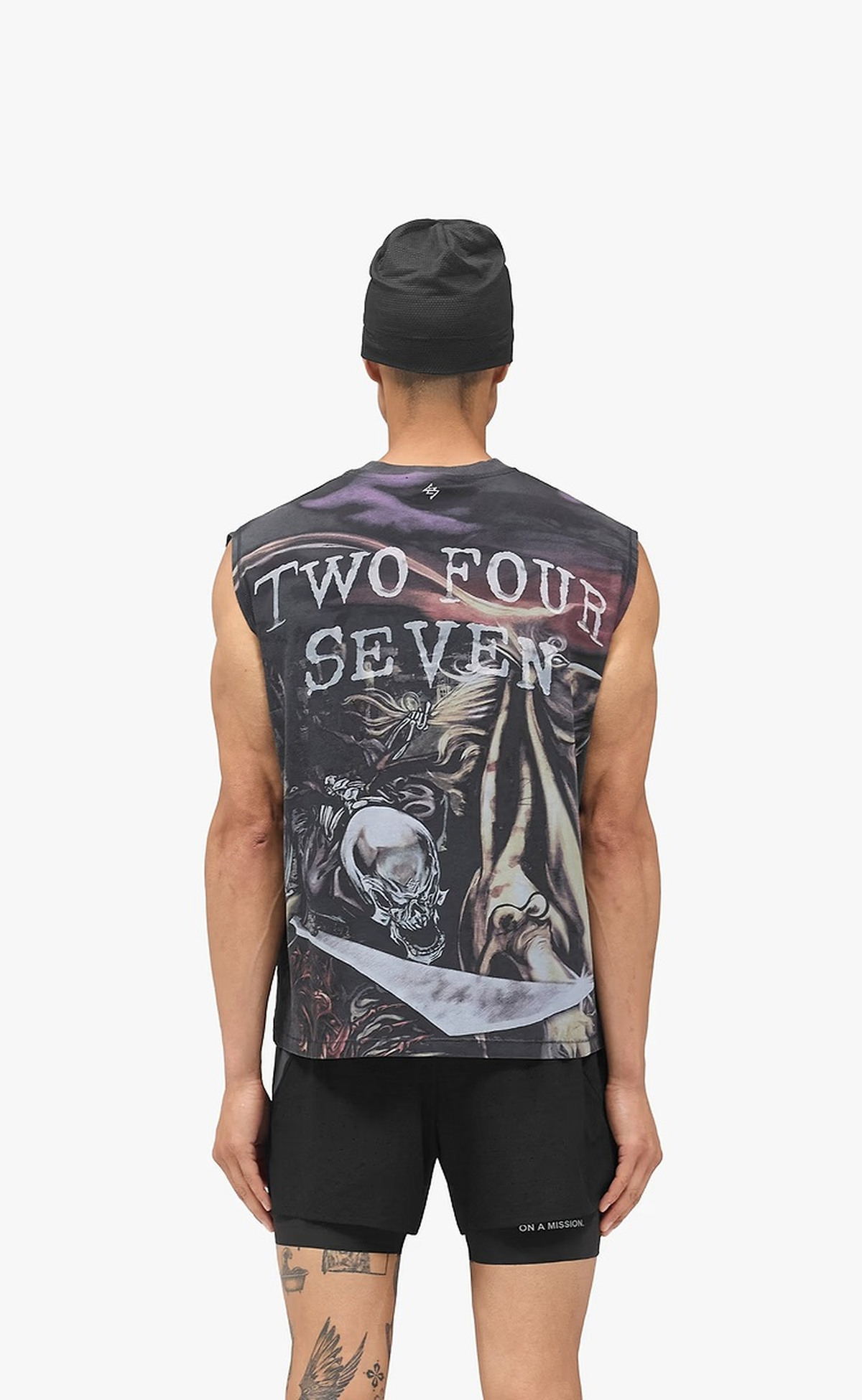 247 AVENGED SEVENFOLD CITY OF EVIL AGED BLACK TANK TOP