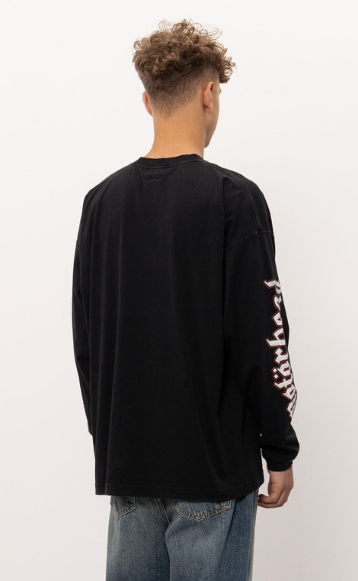 VETEMENTS X MOTORHEAD TOUR WASHED BLACK LONGSLEEVE