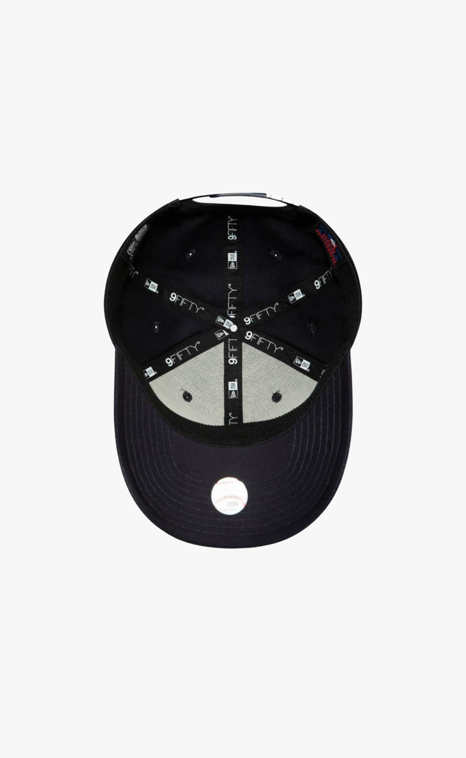 TEAM 9FIFTY STRETCH SNAP BLACK HAT