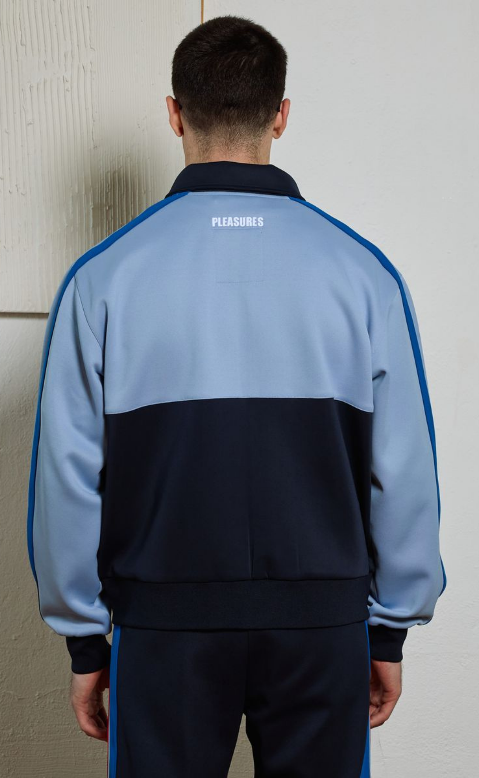 FOREVER POWDER BLUE TRACK JACKET