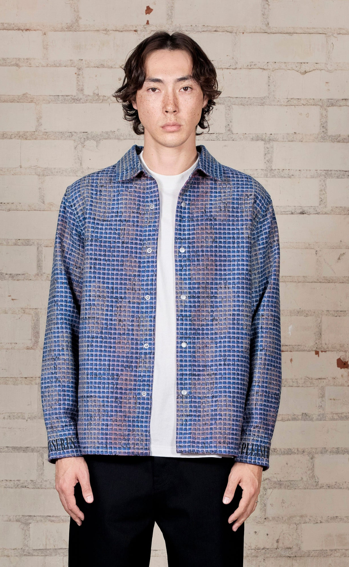 OPERATOR REVERSIBLE OVERSHIRT BLUE SHIRT
