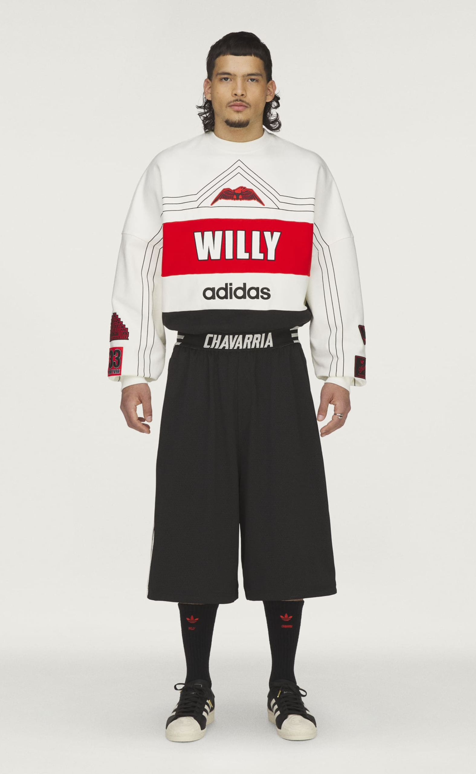 WC MESH BLACK LONG SHORTS