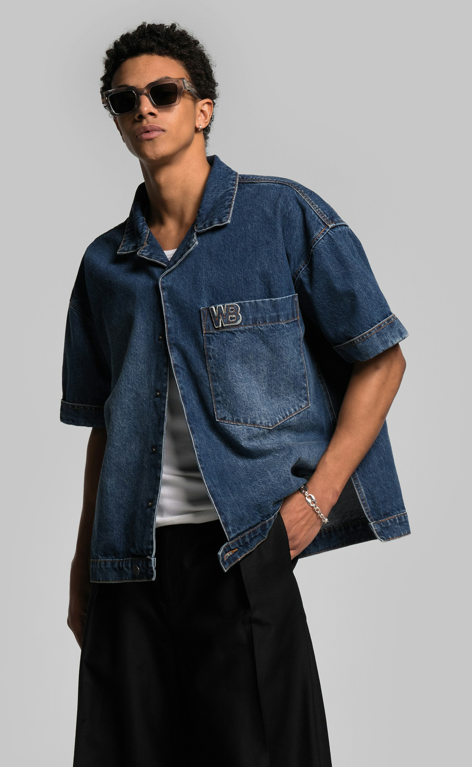 ASA DENIM DARK BLUE SHIRT