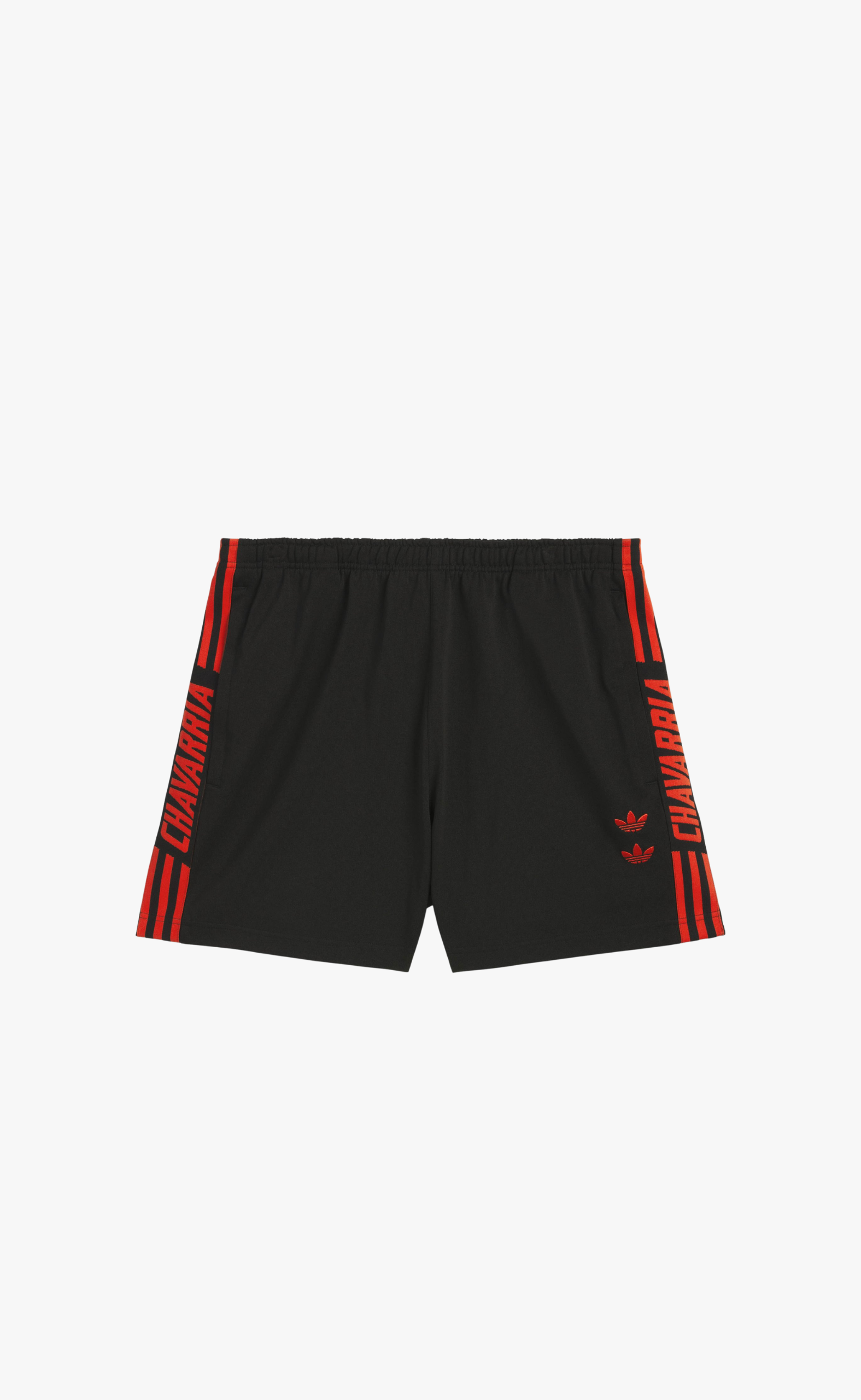 CHAVARRIA GYM BLACK RED SHORTS
