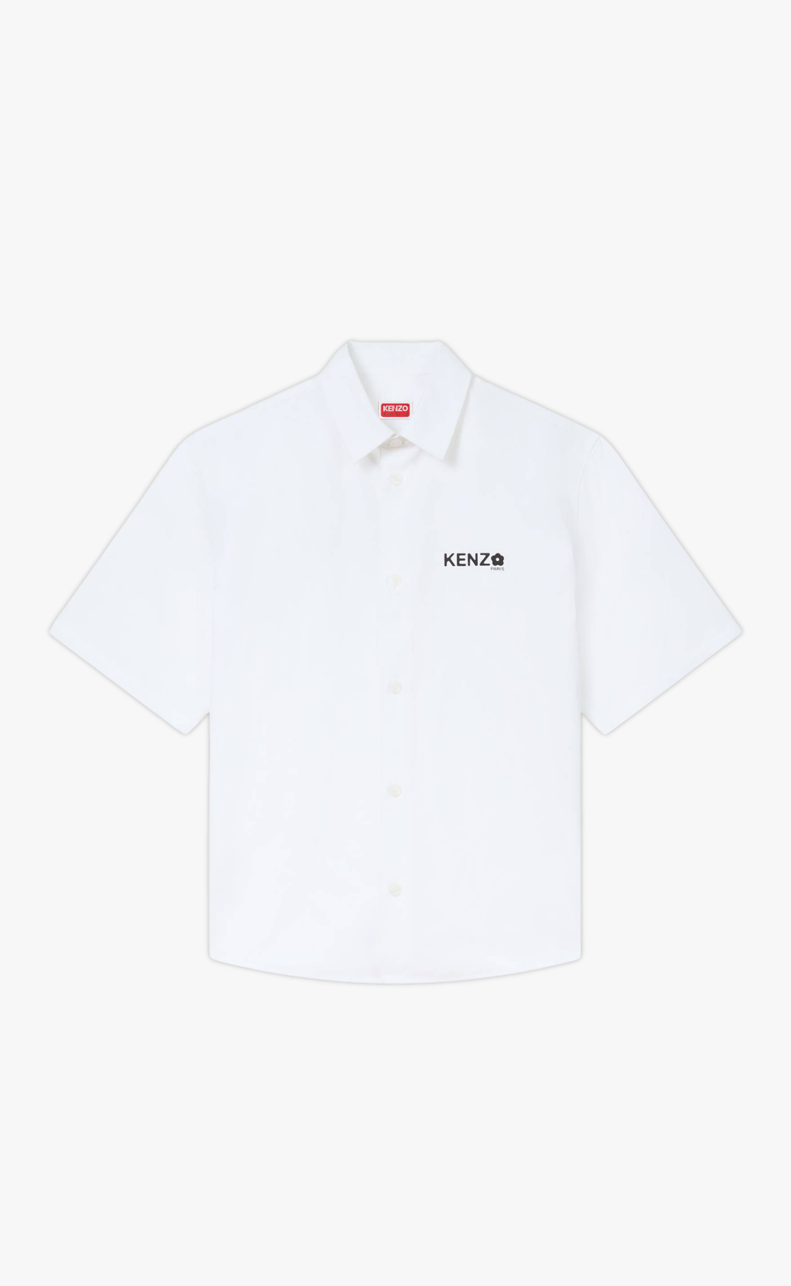 BOKE FLOWER 2.0 SHORT SLEEVE WHITE SHIRT