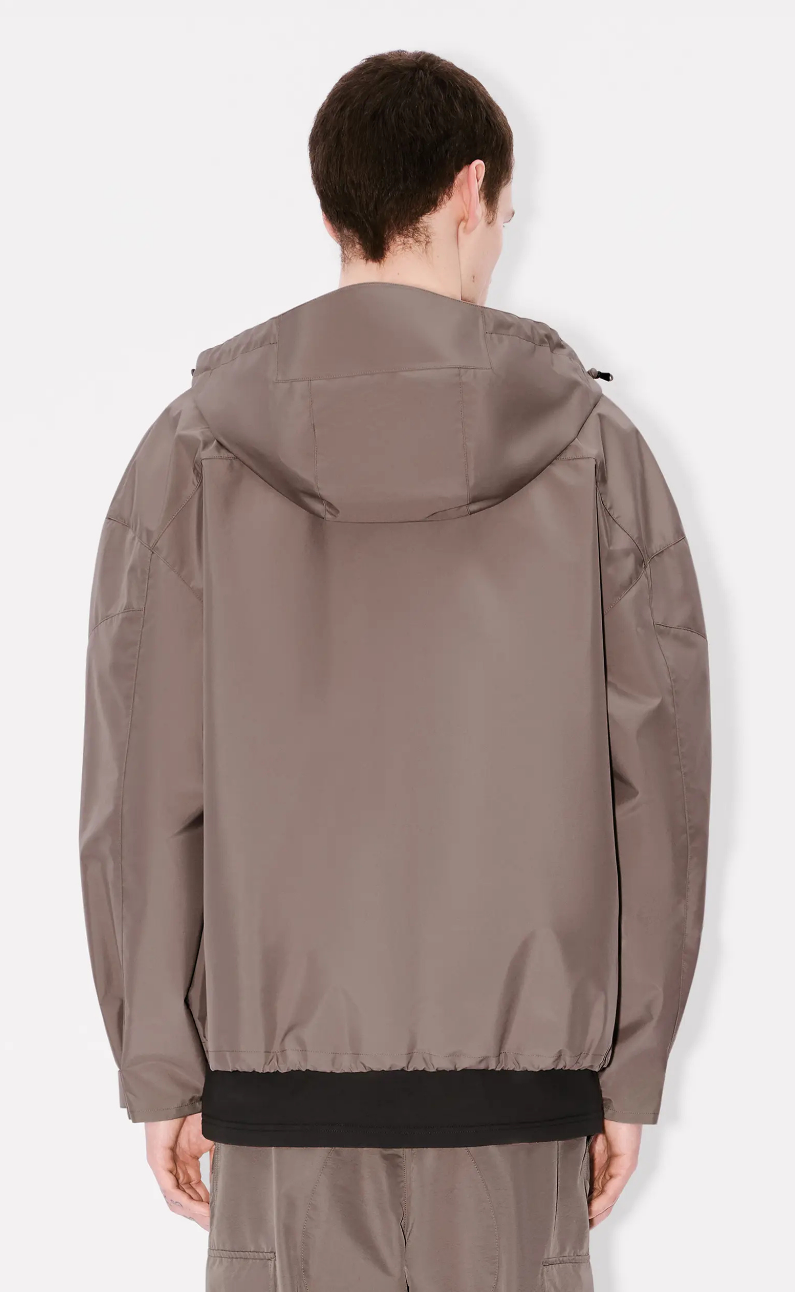 BOKE FLOWER 2.0 TECHNICAL WINDBREAKER TAUPE JACKET