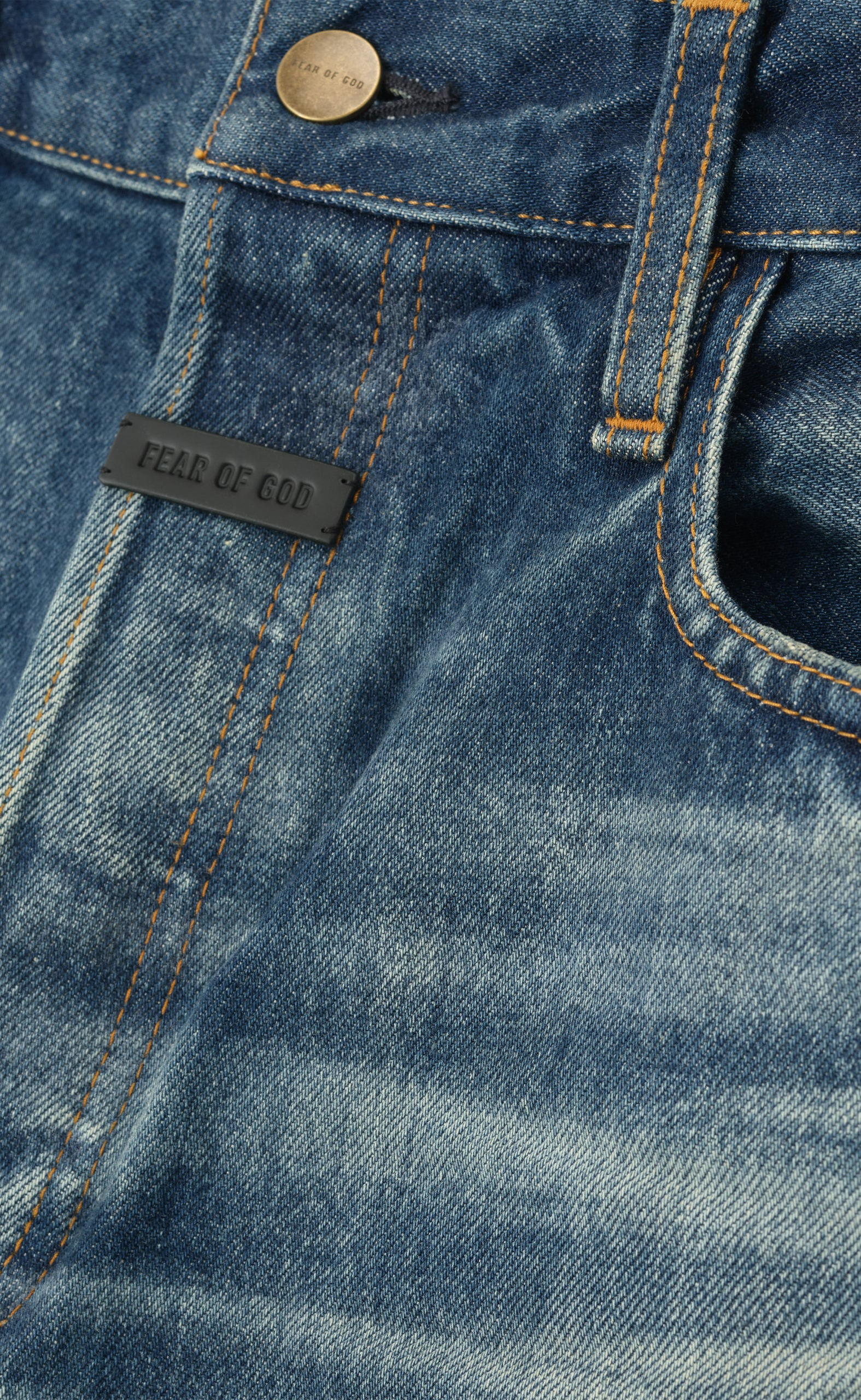 CLASSIC 5 POCKET RMID INDIGO JEANS