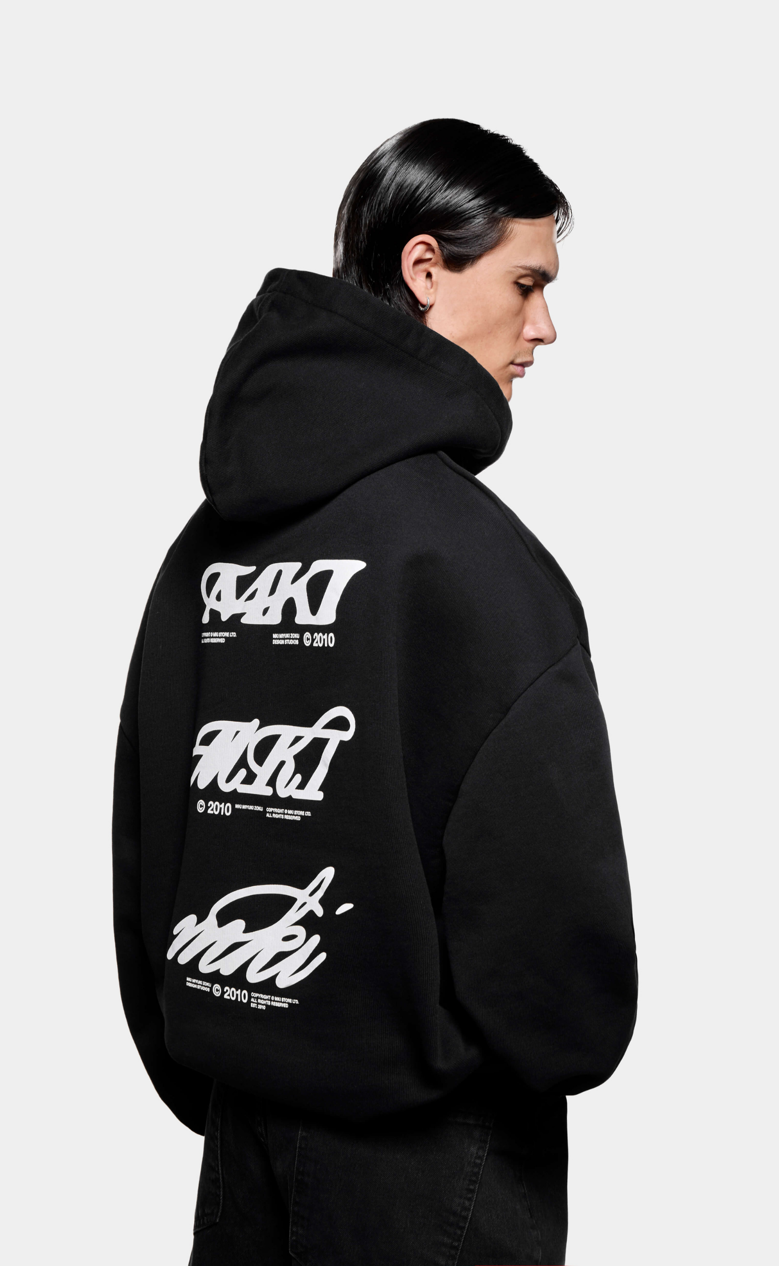 MKI STACK BLACK HOODIE