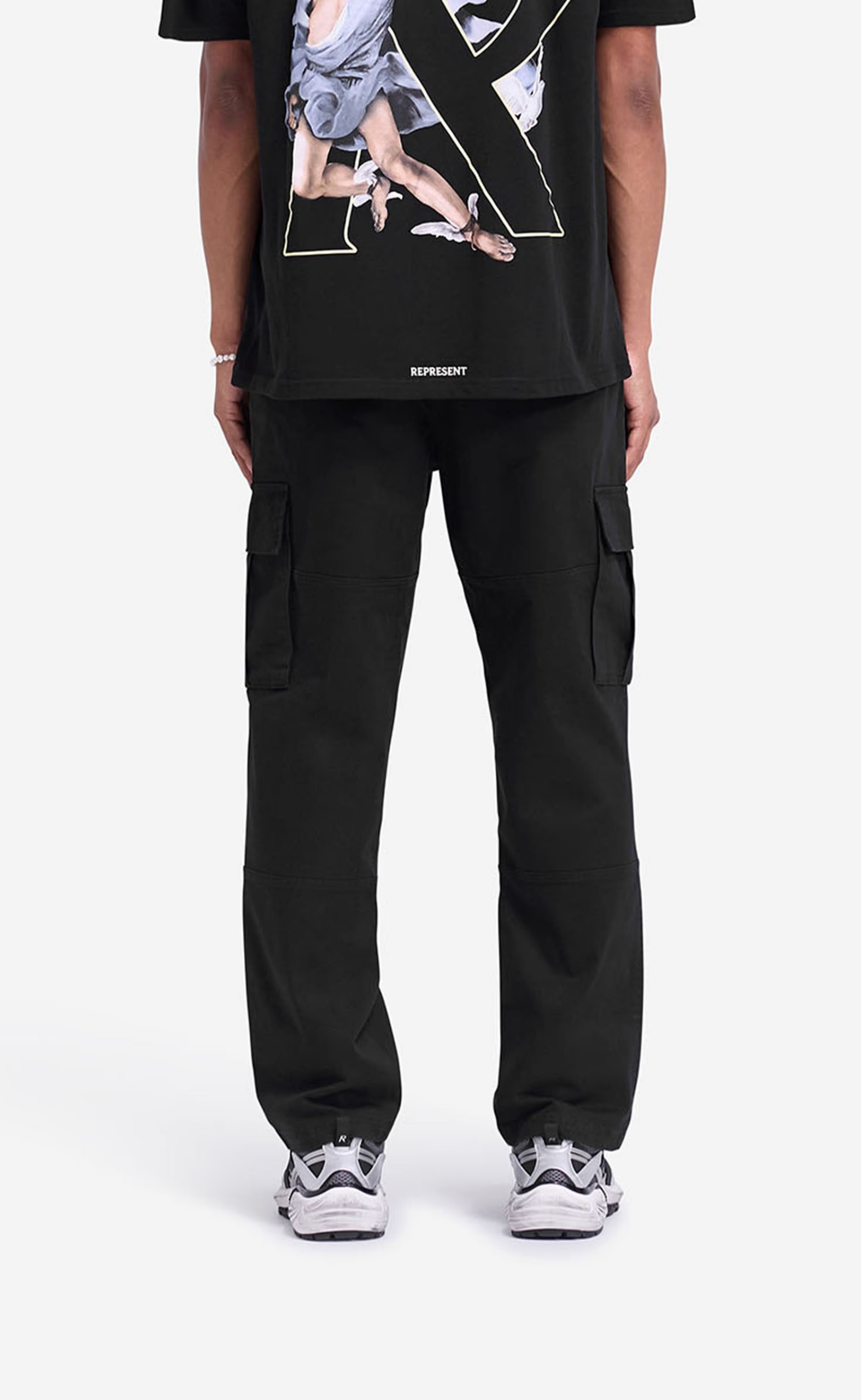 STANDARD NON CUFFED BLACK PANT