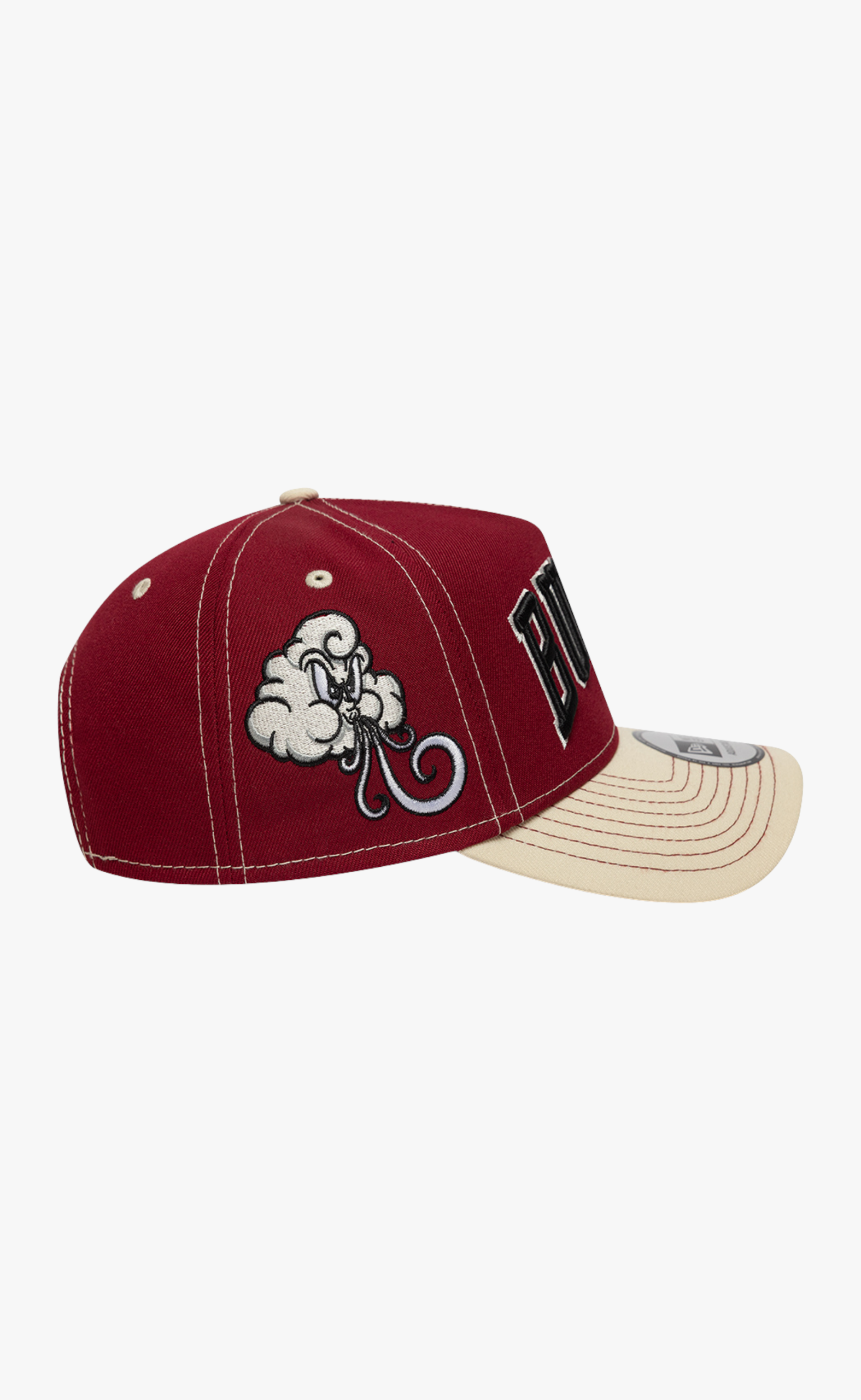 CHICAGO BULLS CITY ICON E-FRAME 9FORTY BURGUNDY CREAM HAT
