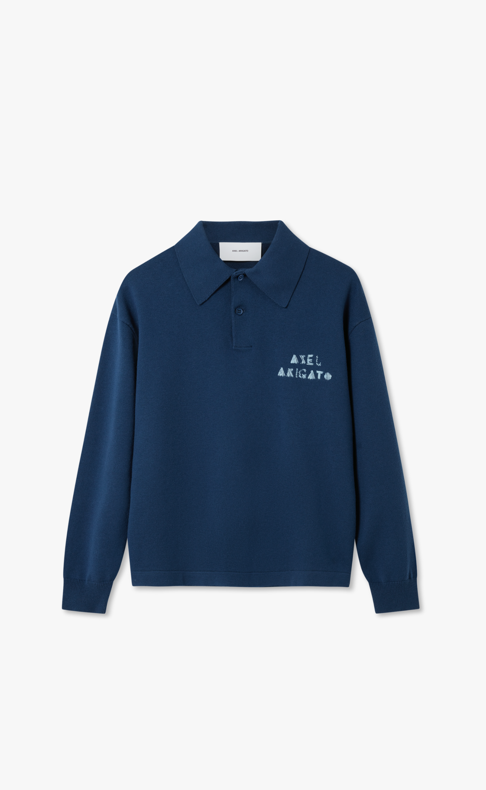FREY ASH POLO NAVY SWEATER