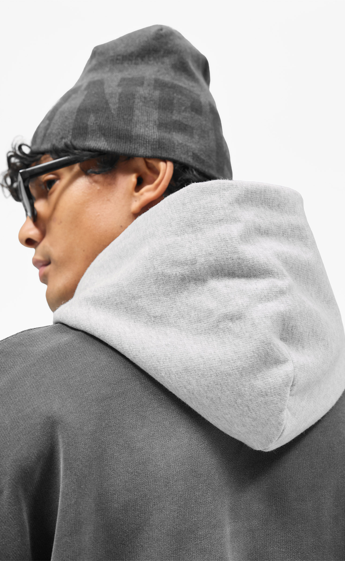 OWNERS CONTRAST VINTAGE BLACK HOODIE