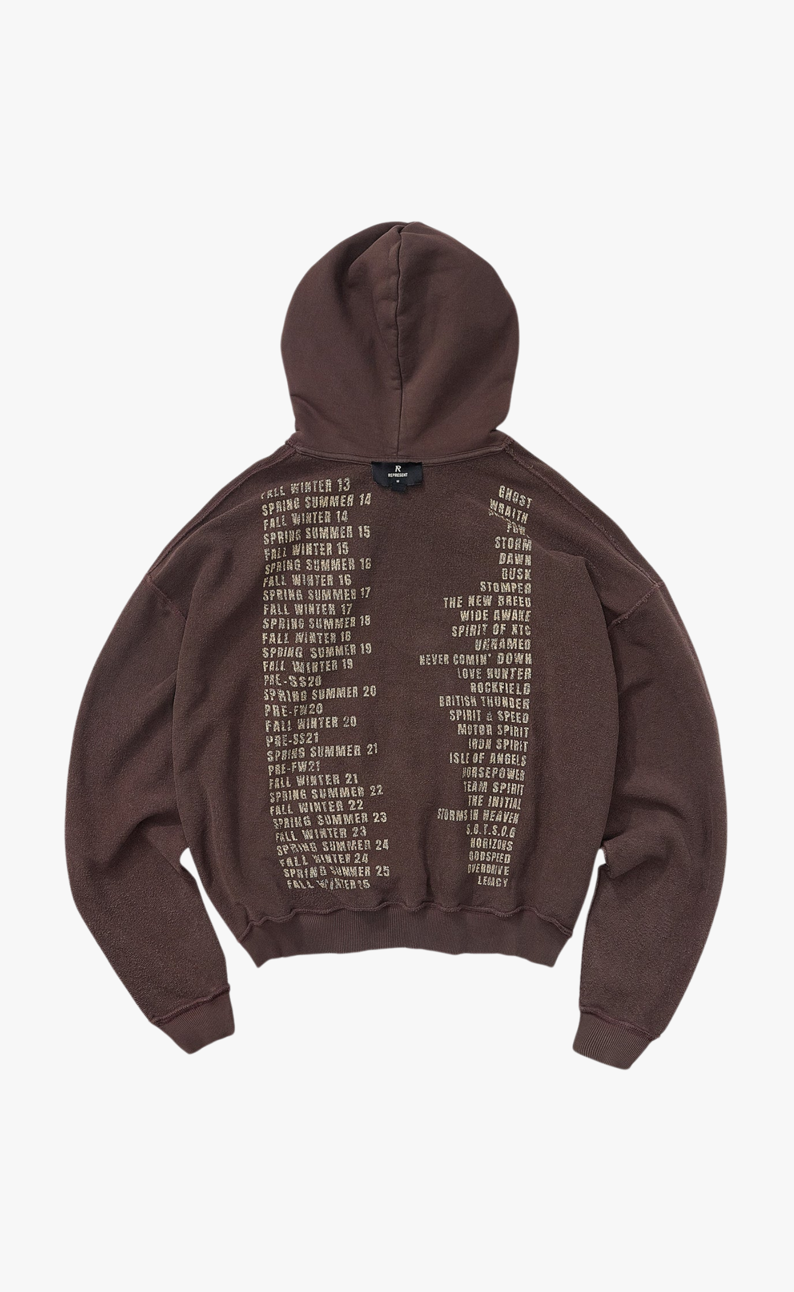 REPRESENT LIVING LEGACY TOUR NERO HOODIE