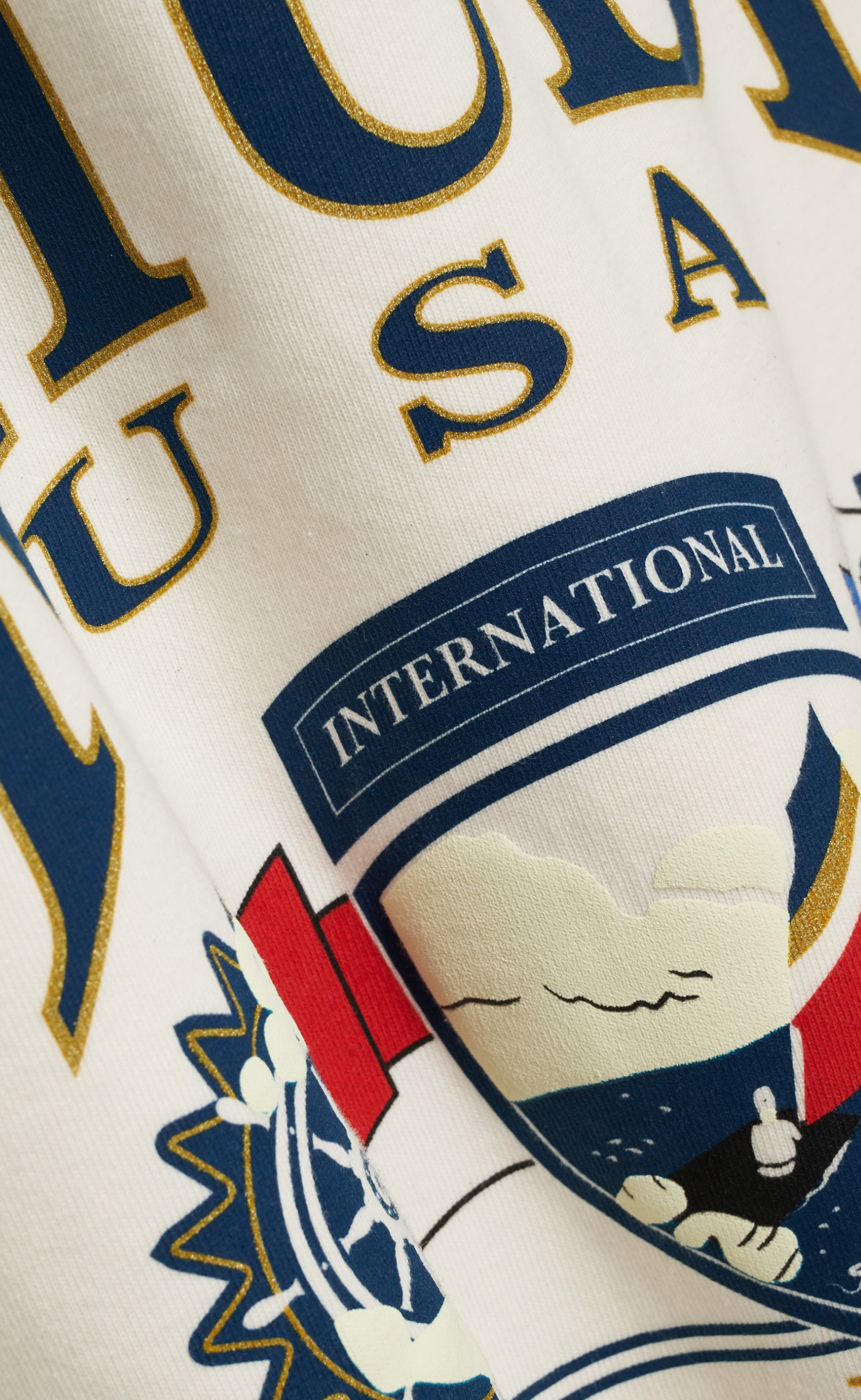 USA SAILING ICON VINTAGE WHITE T-SHIRT