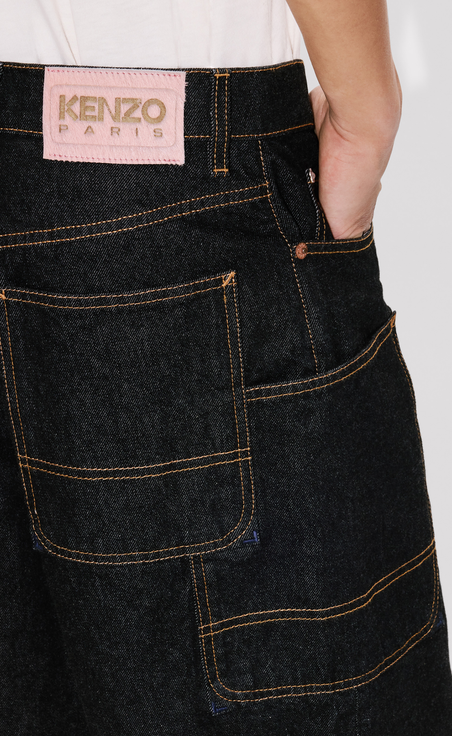 CARGO MONKEY RINSE BLUE DENIM SHORTS