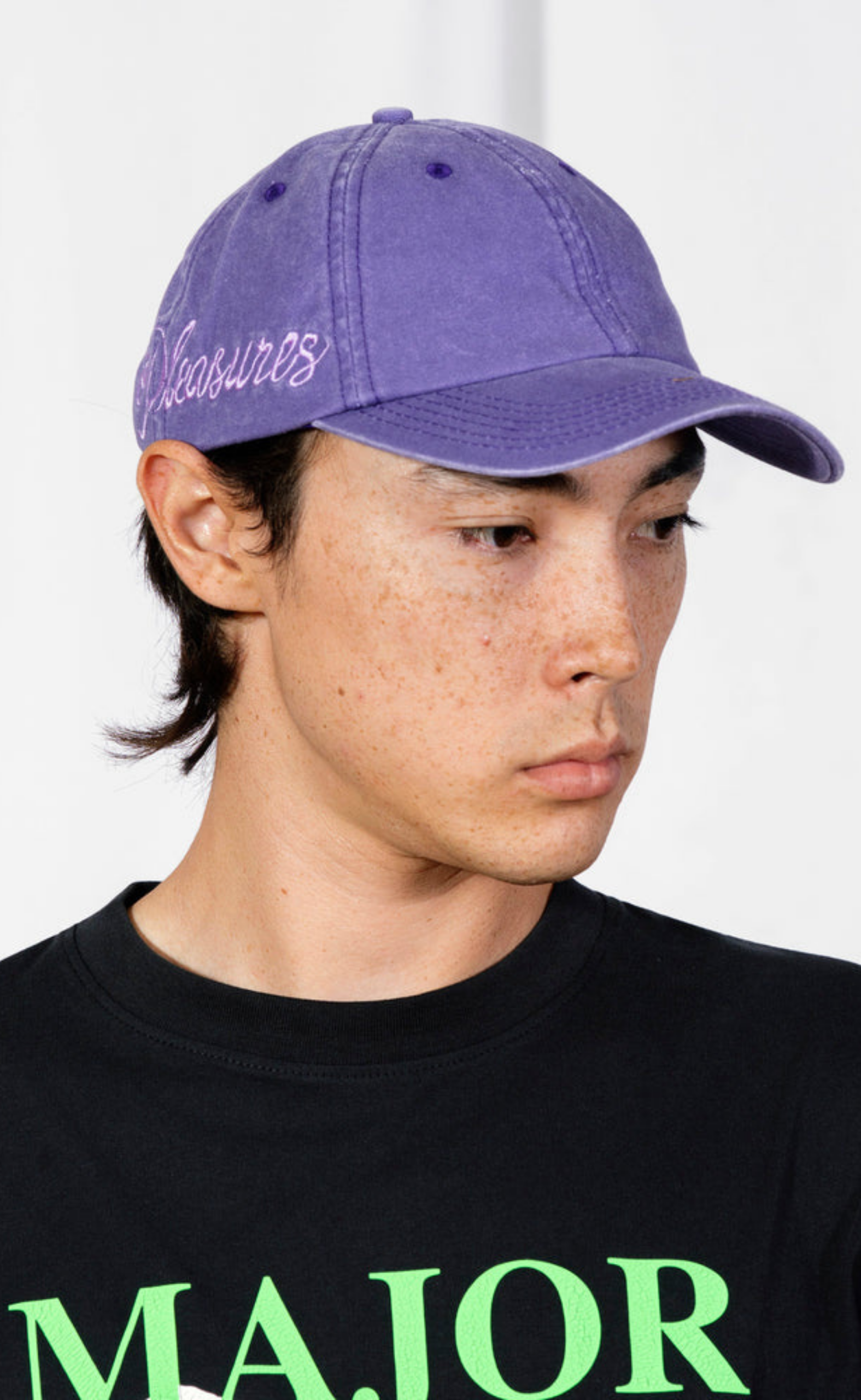 SCRAWL POLO EGGPLANT HAT