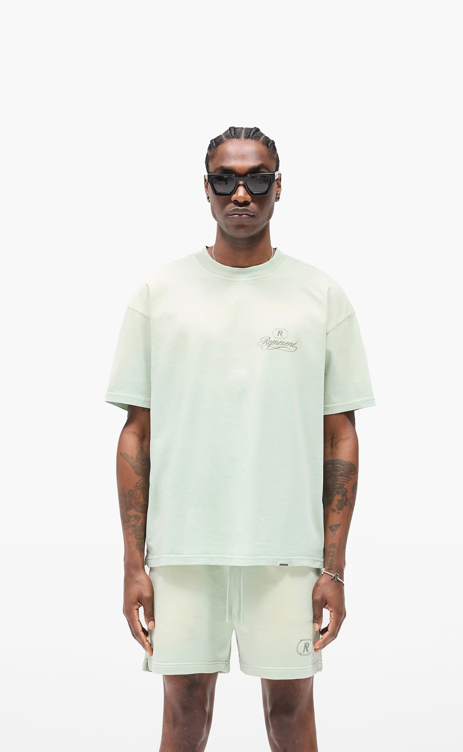 GRAND VINTAGE WASHED SAGE T-SHIRT