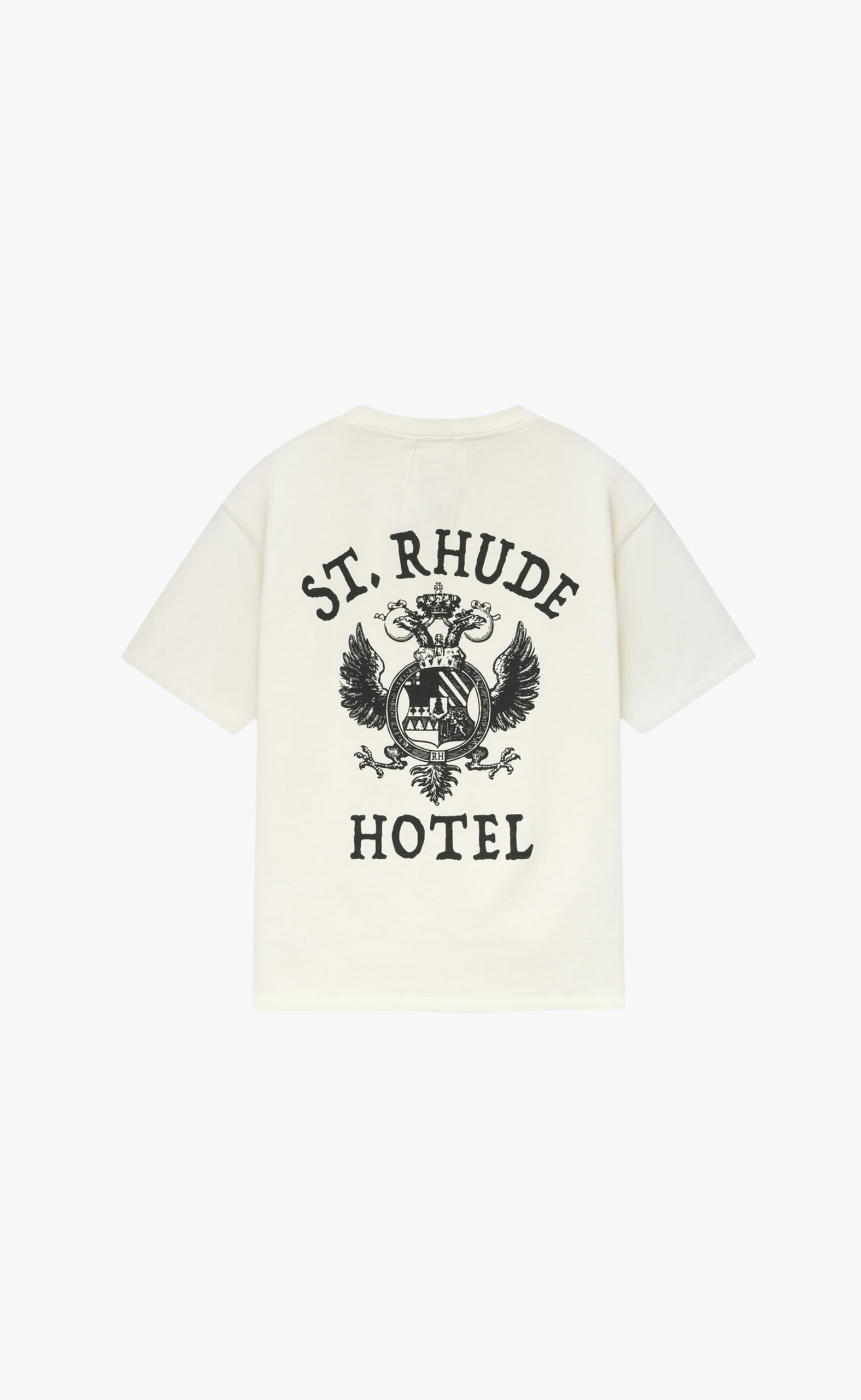 ST. RHUDE SEAL VINTAGE WHITE T-SHIRT