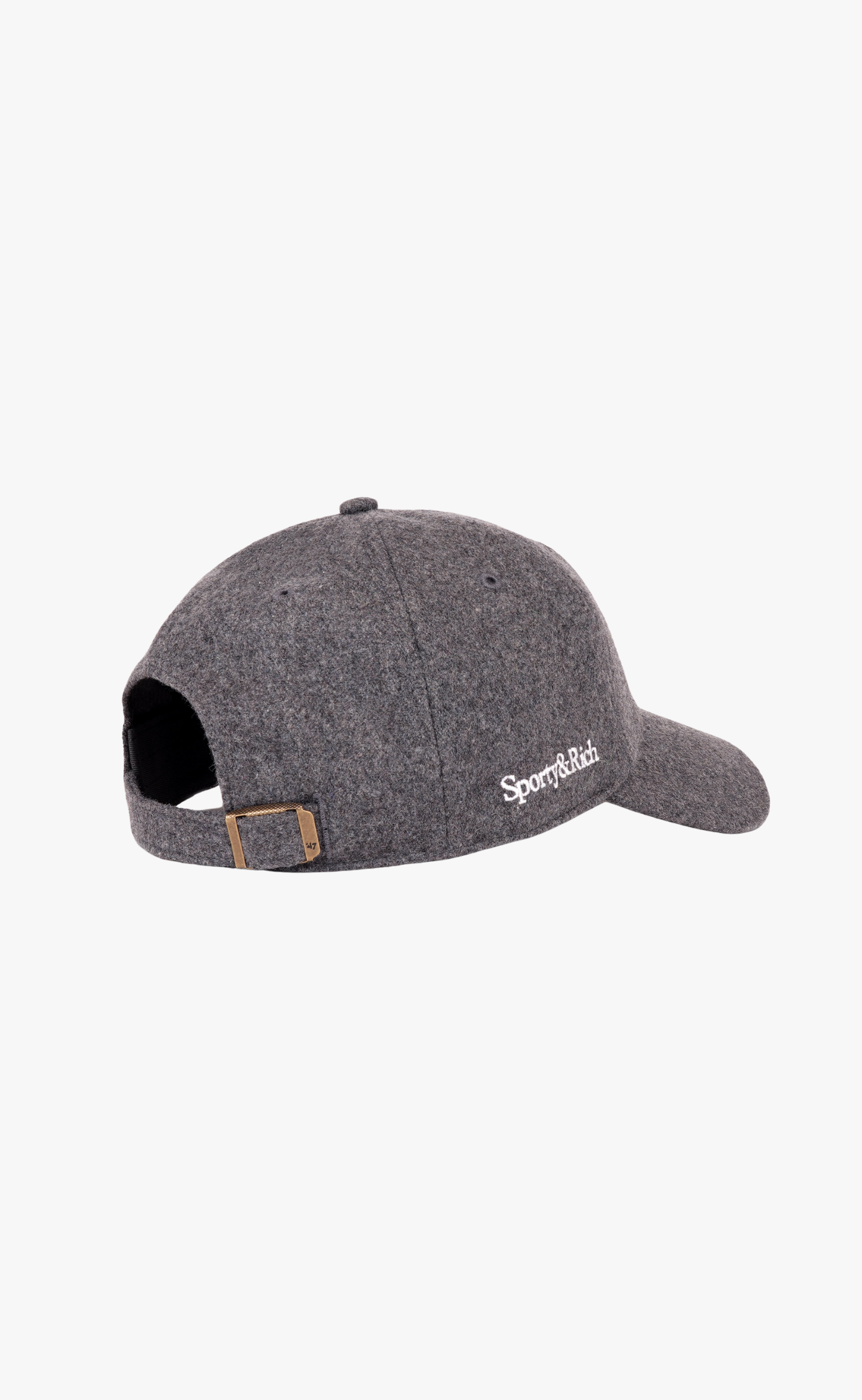 YANKEES SERIF WOOL DARK GREY HAT