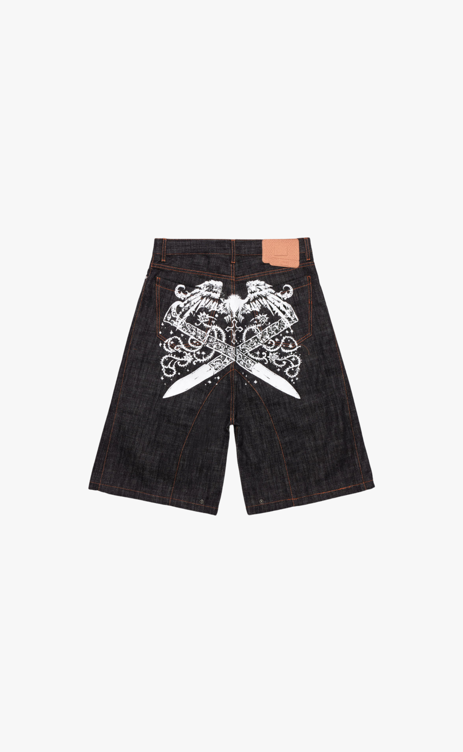 LOW RIDE DARK BLUE SHORTS