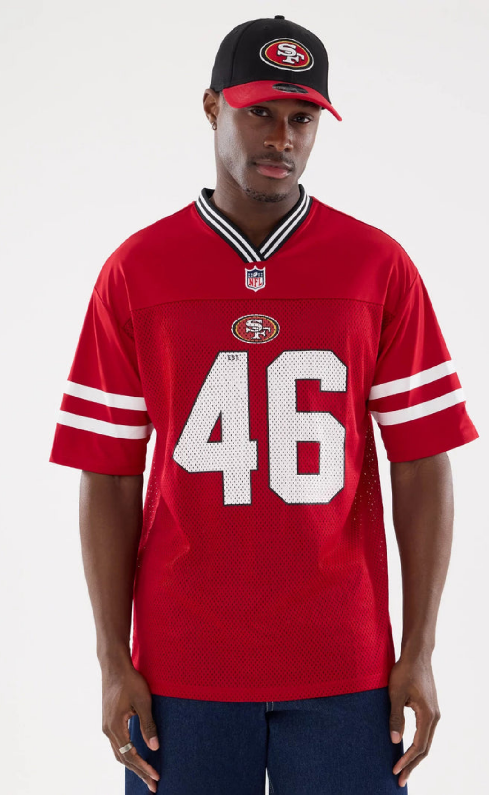 SAN FRANCISCO NFL MESH RED T-SHIRT