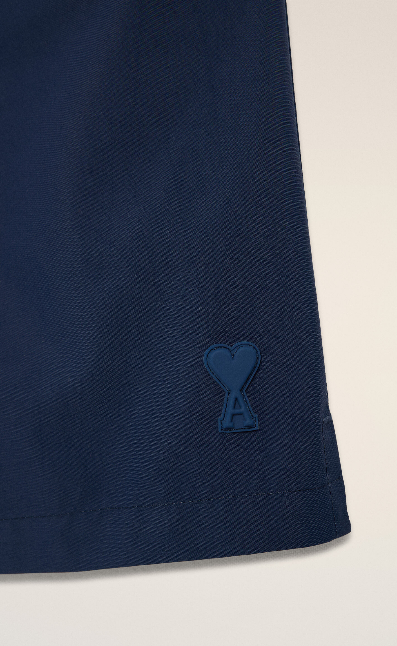LONG PLAIN SWIM NAVY SHORTS