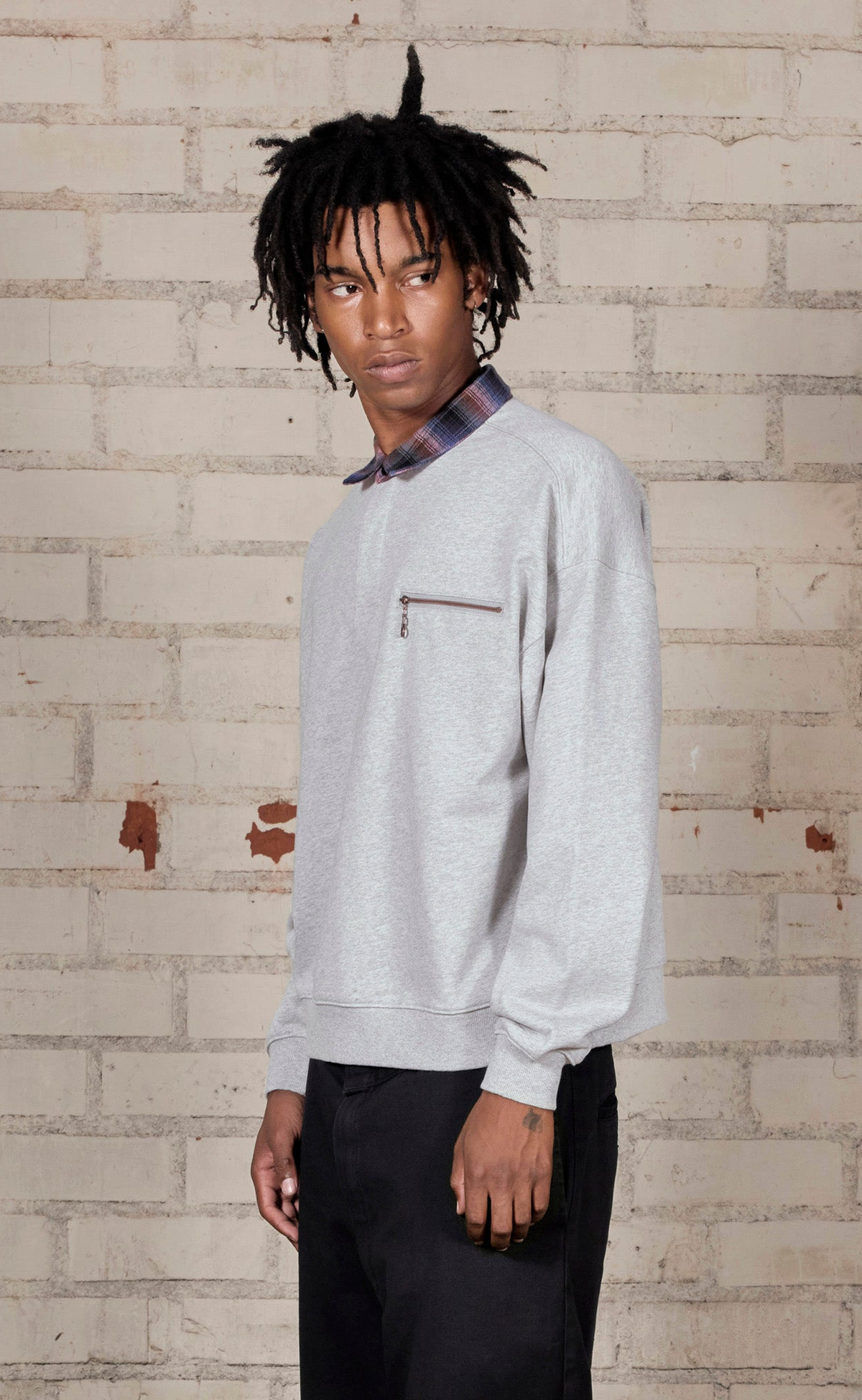 TOWN POLO GREY SWEATSHIRT