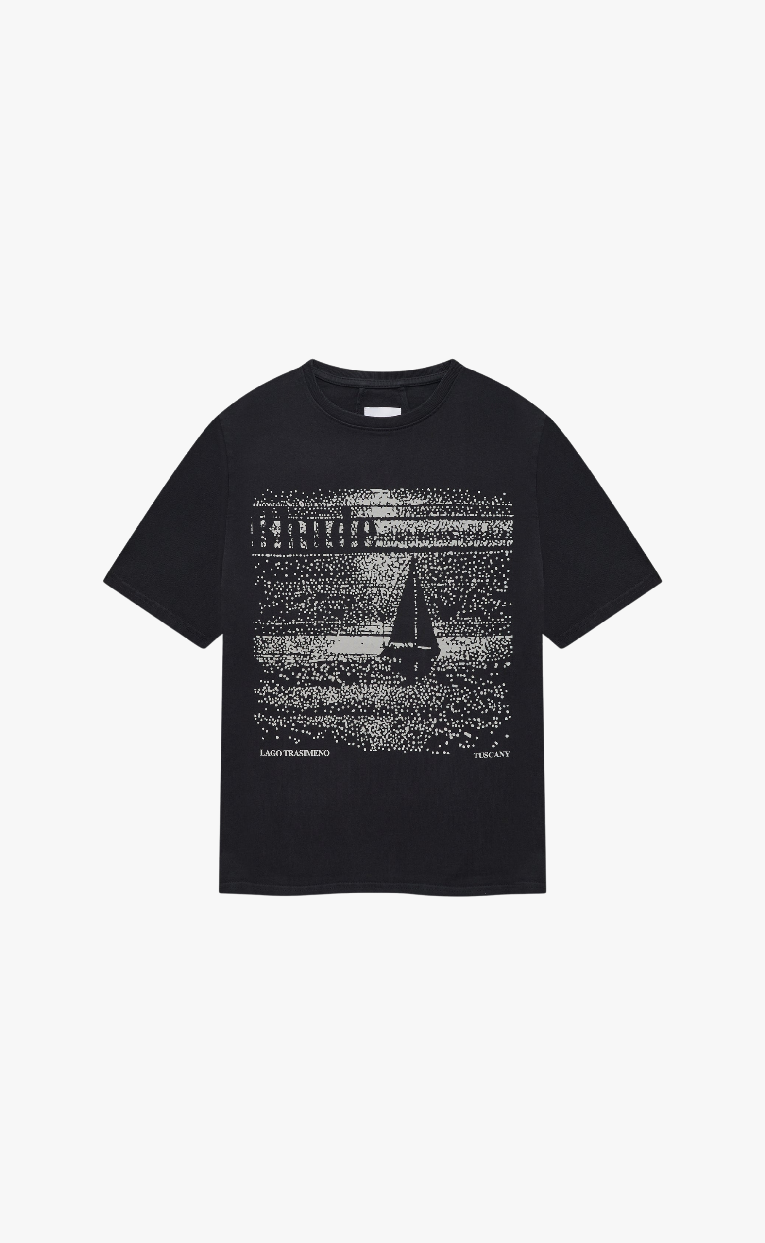 LAGO TRASIMENO BLACK T-SHIRT
