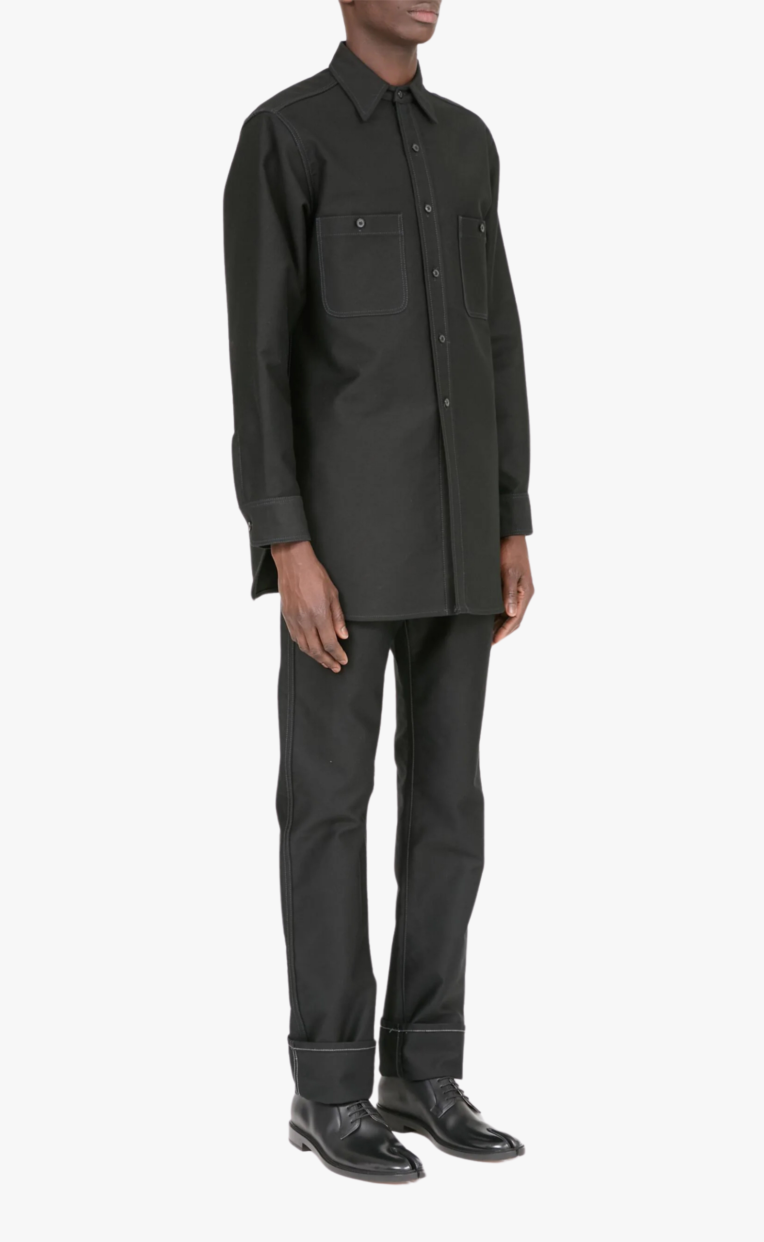 POCKET BLACK SHIRT