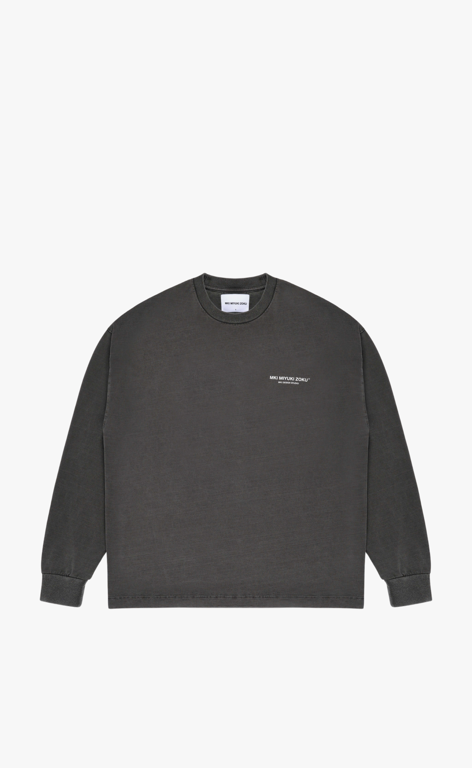 DESIGN STUDIO PIGMENT BLACK LONGSLEEVE