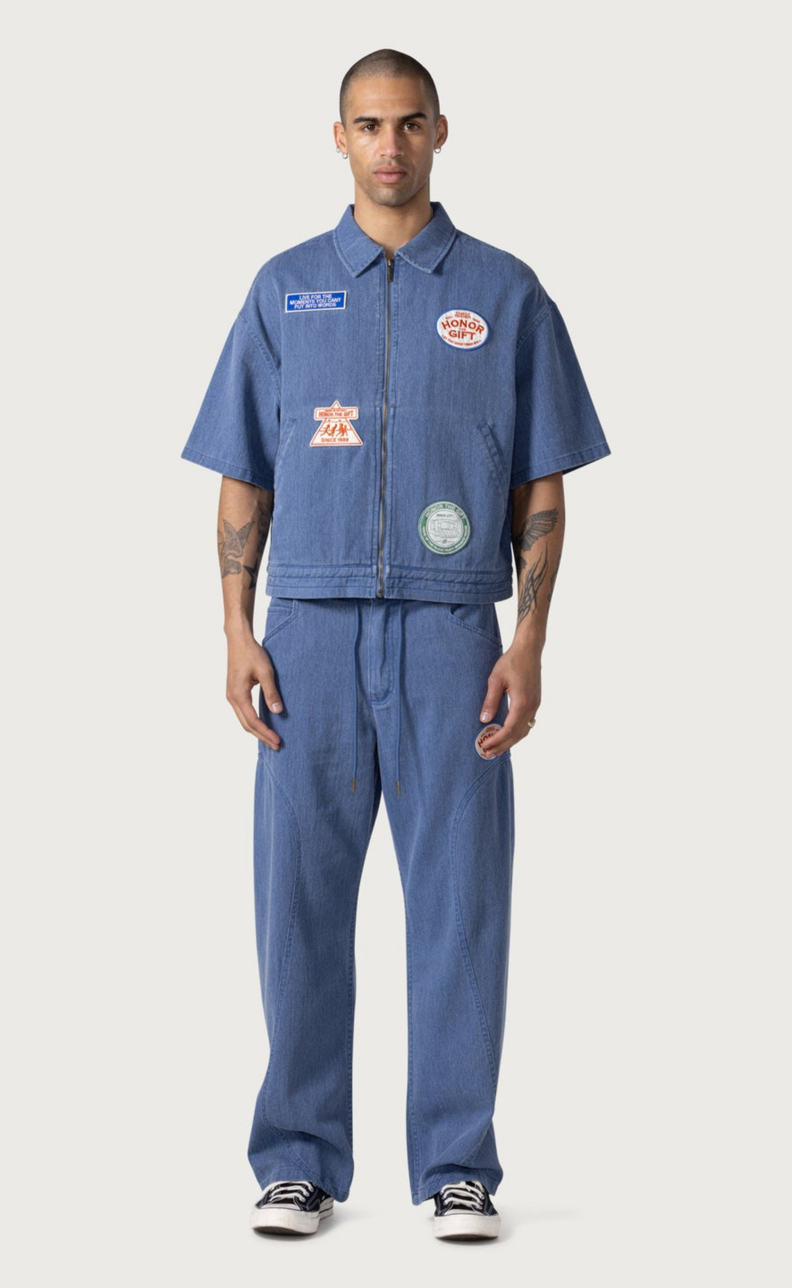 TWILL PARTY BLUE PANTS
