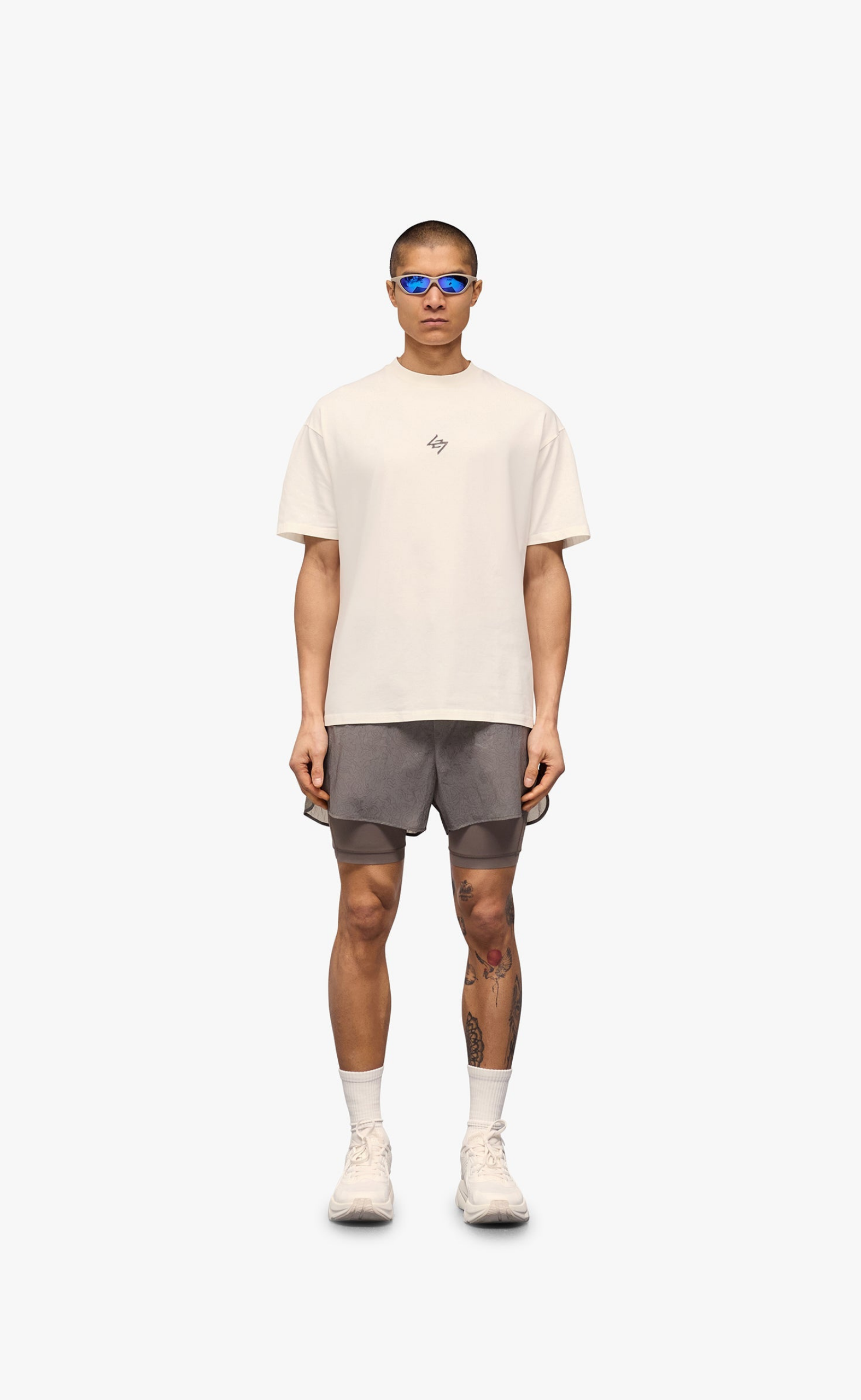 247 MOTION FLAT WHITE T-SHIRT