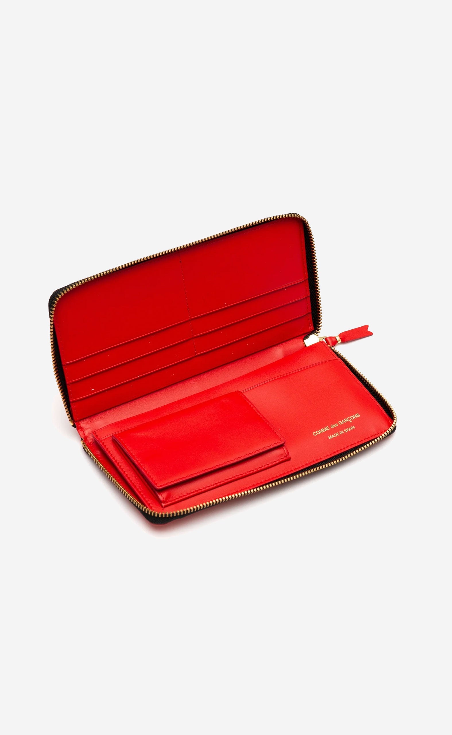 RED CDG HUGE LOGO WALLET