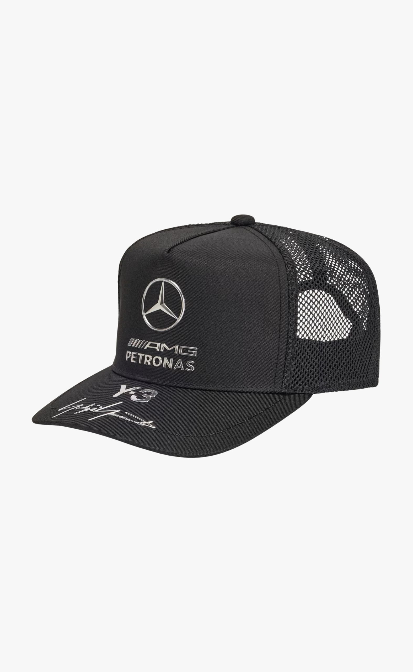 F1 MERCEDES TRUCKER BLACK HAT