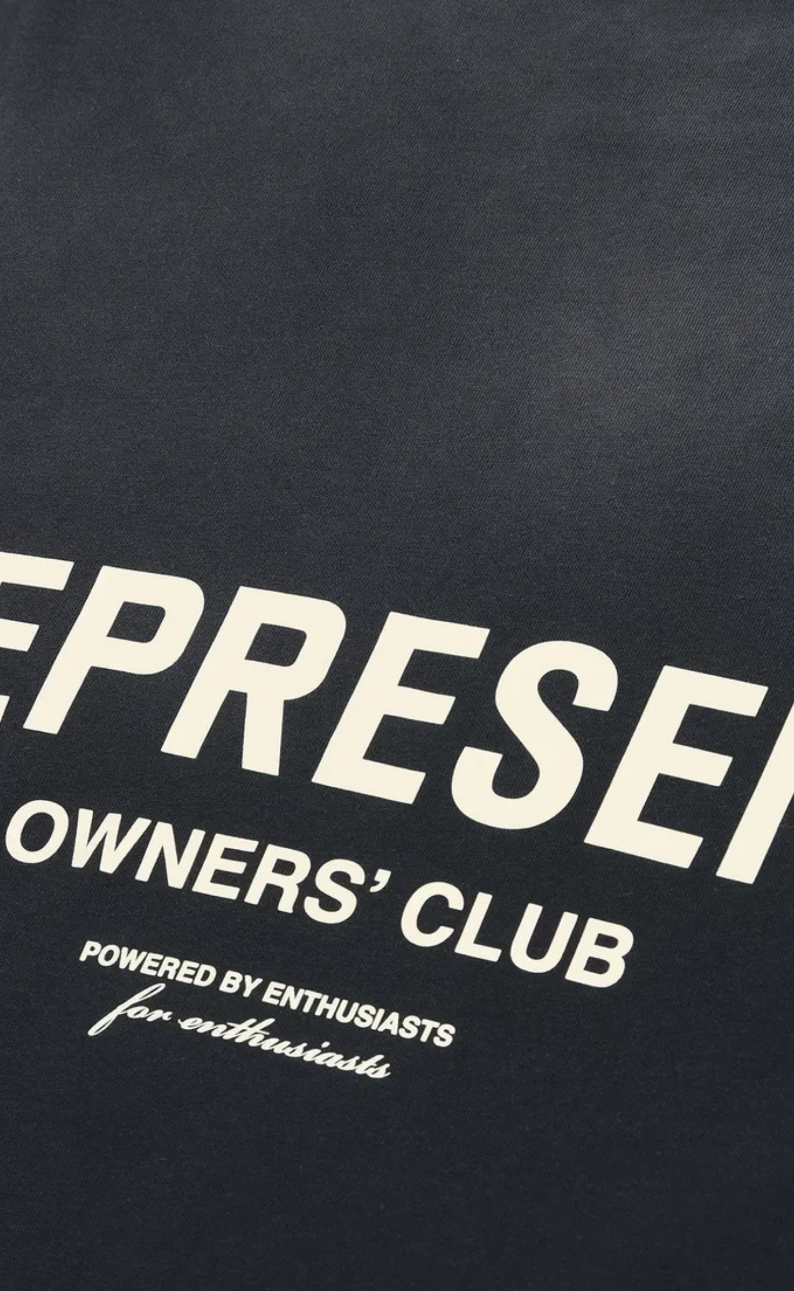 REPRESENT OWNERS CLUB AGED BLACK T-SHIRT