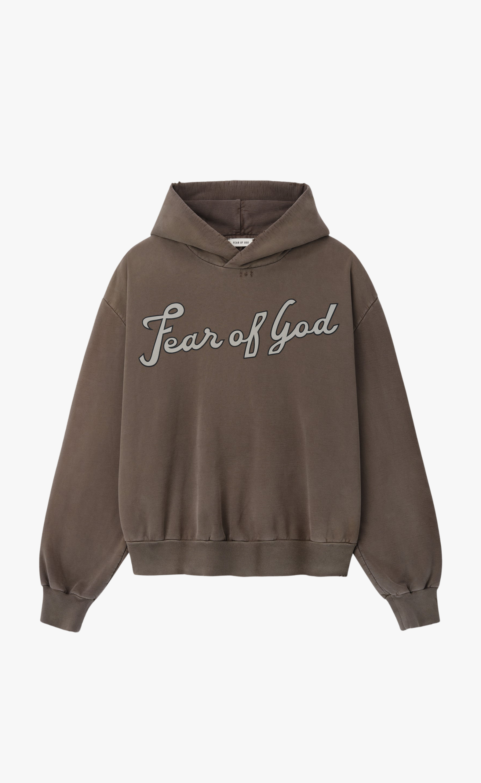 26 CLASSIC FIT HALF RAGLAN FADED BROWN HOODIE