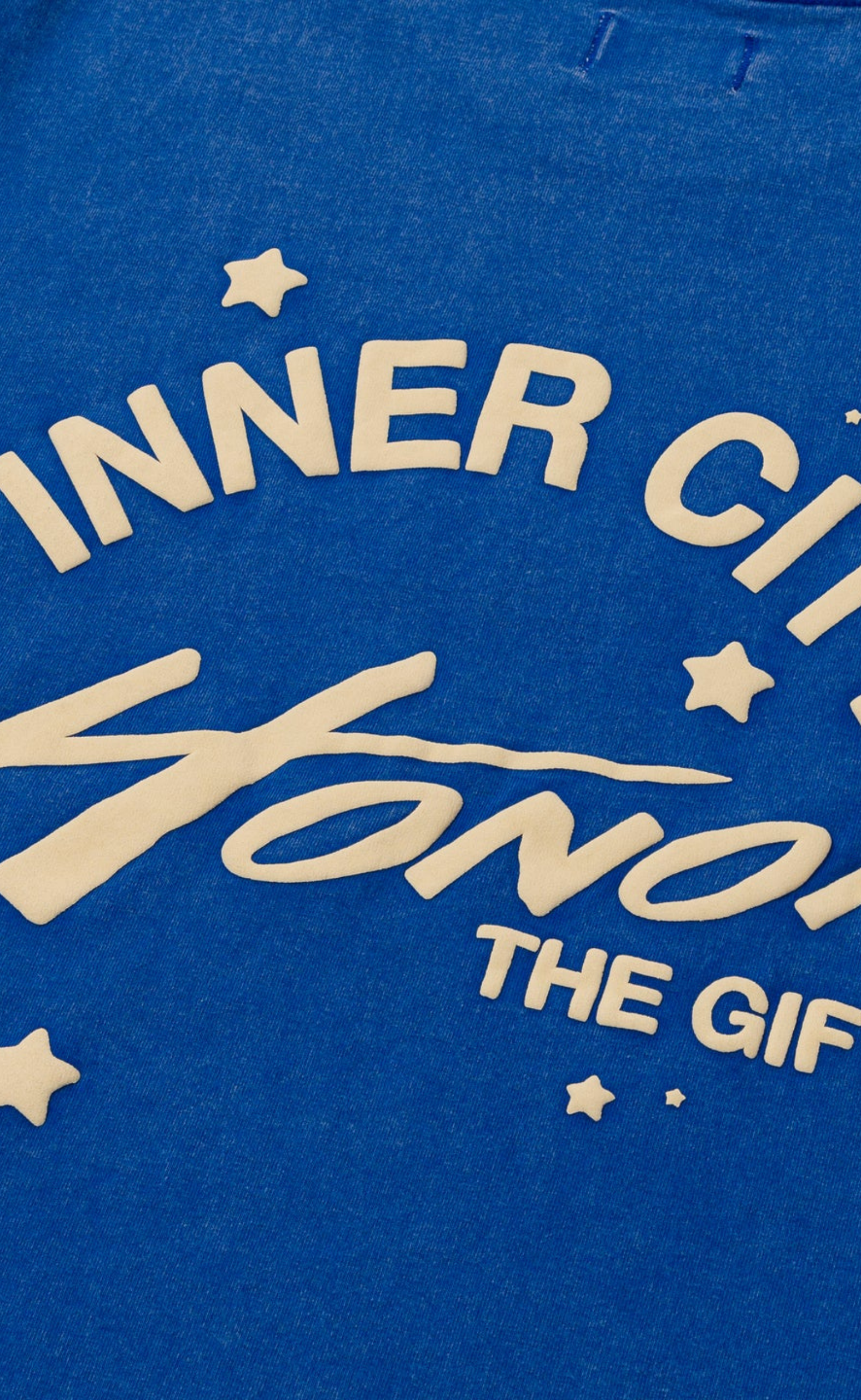 LIVE FOR THE MOMENTS BLUE T-SHIRT