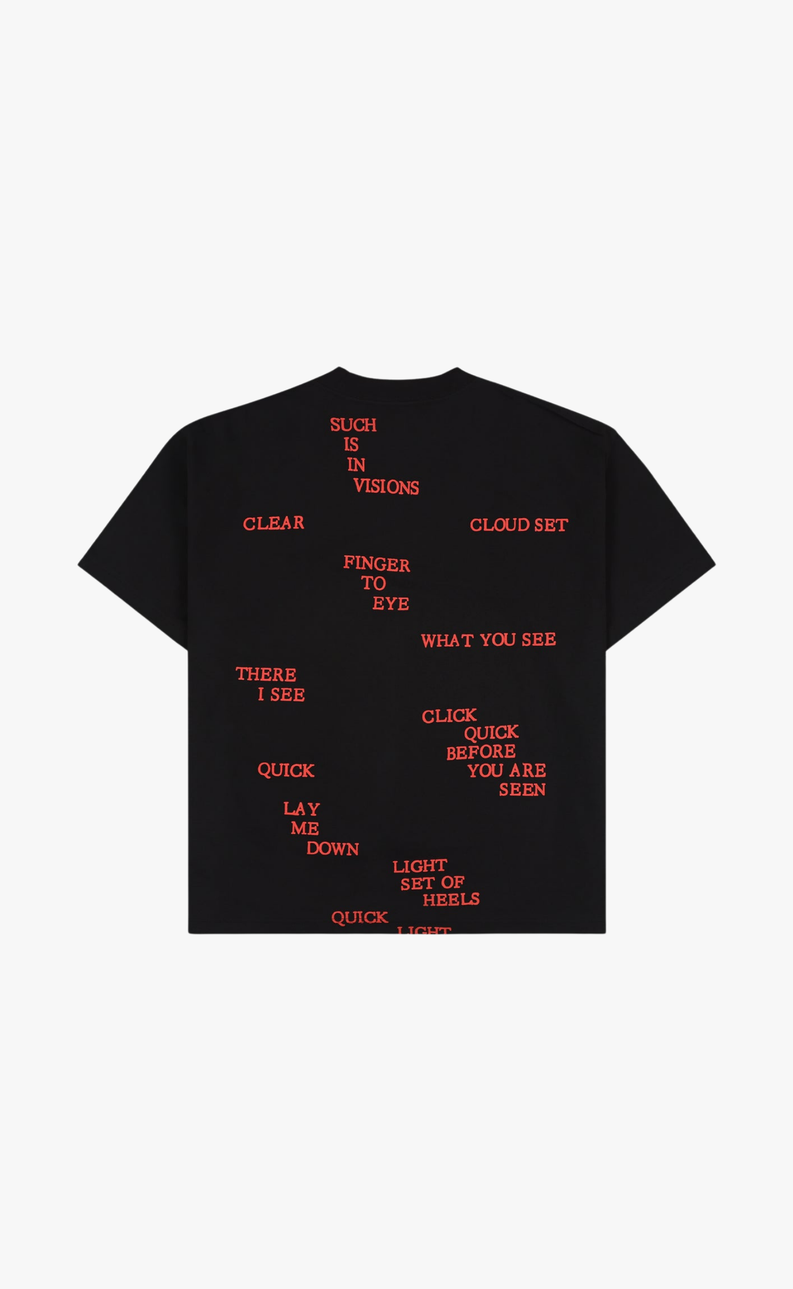 INDOORS BLACK T-SHIRT