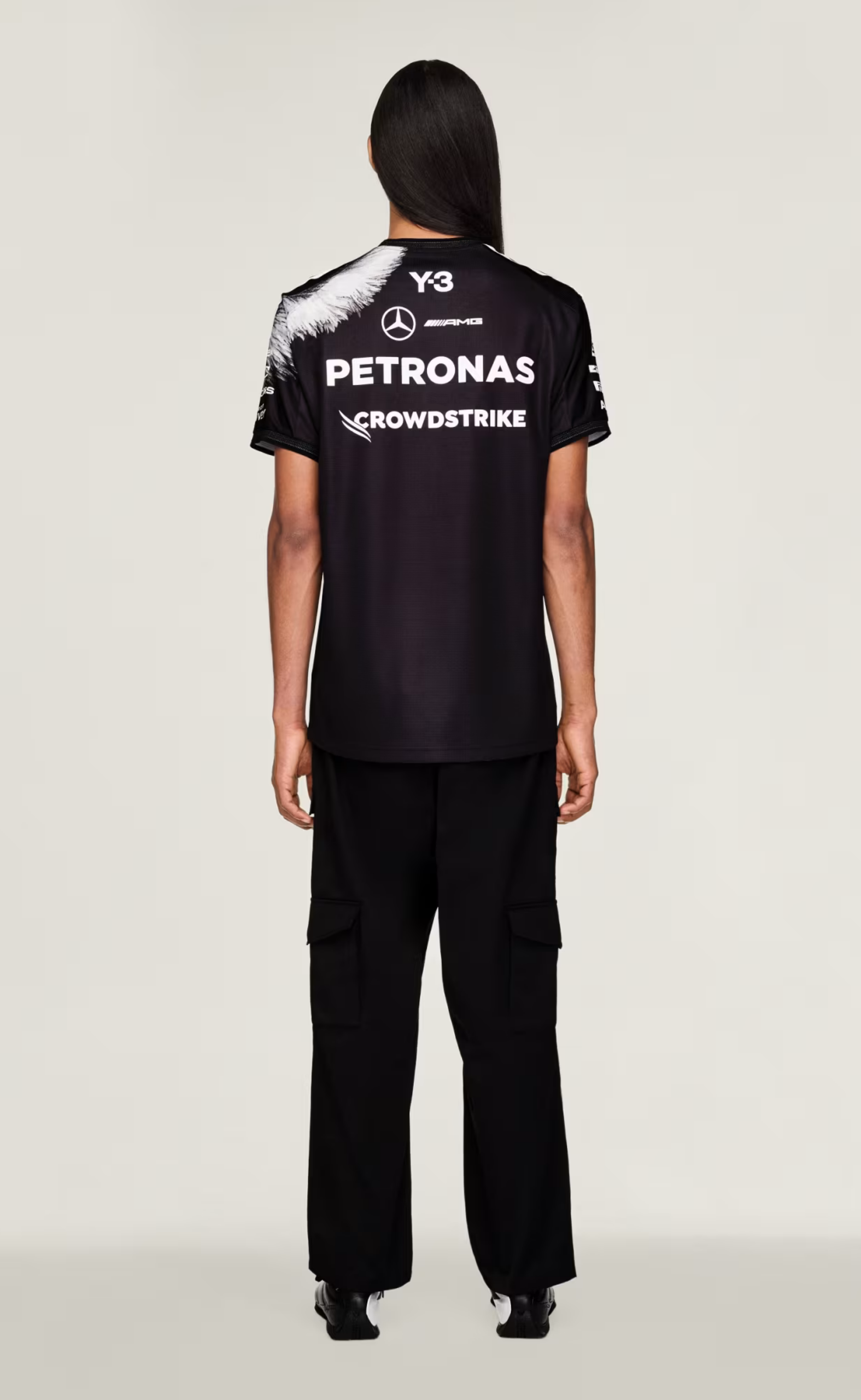 F1 MERCEDES DRIVER BLACK T-SHIRT