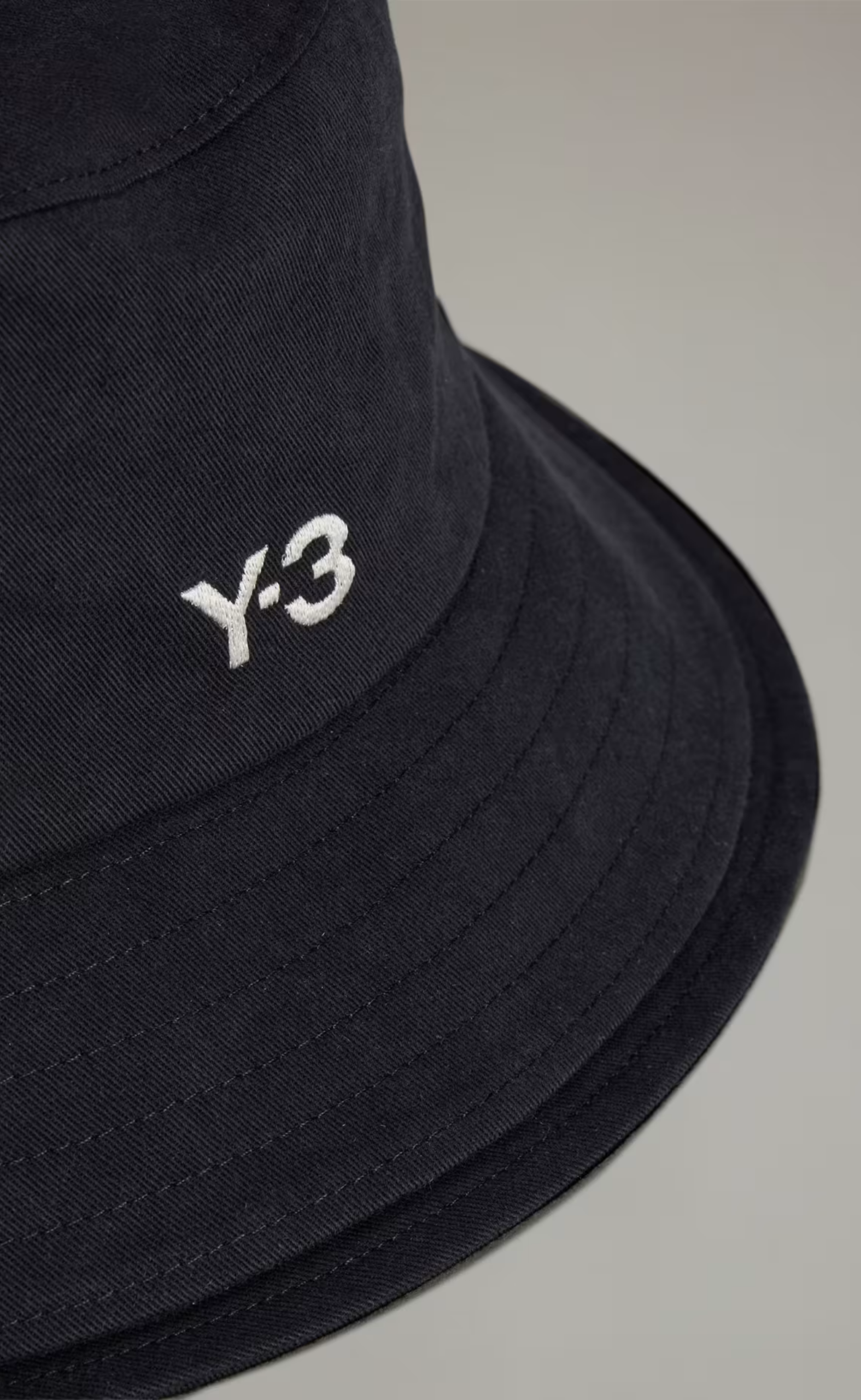 3-STRIPES BUCKET BLACK HAT