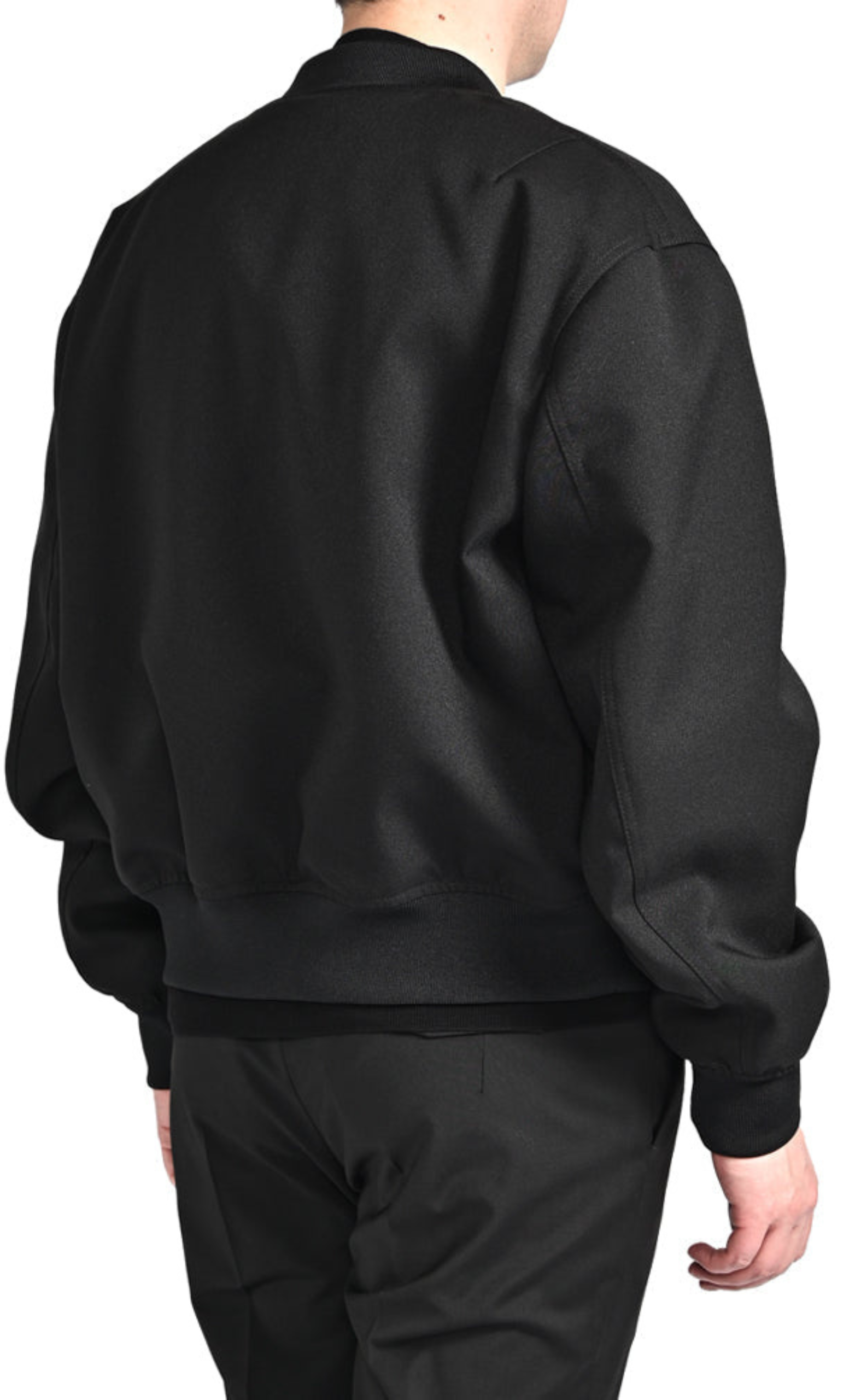PADDED BOMBER BLACK JACKET