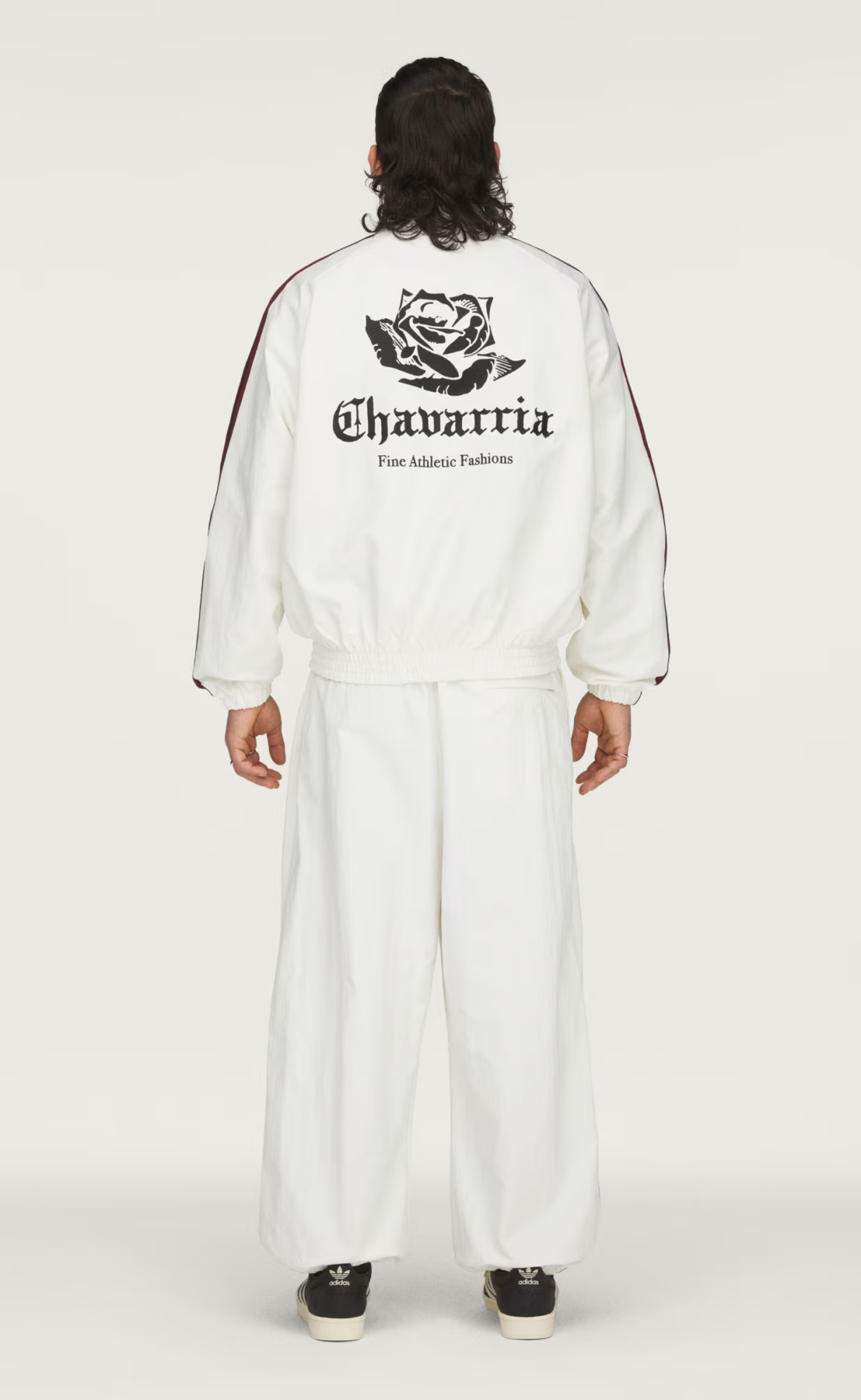 WC WOVEN WHITE TRACK PANTS