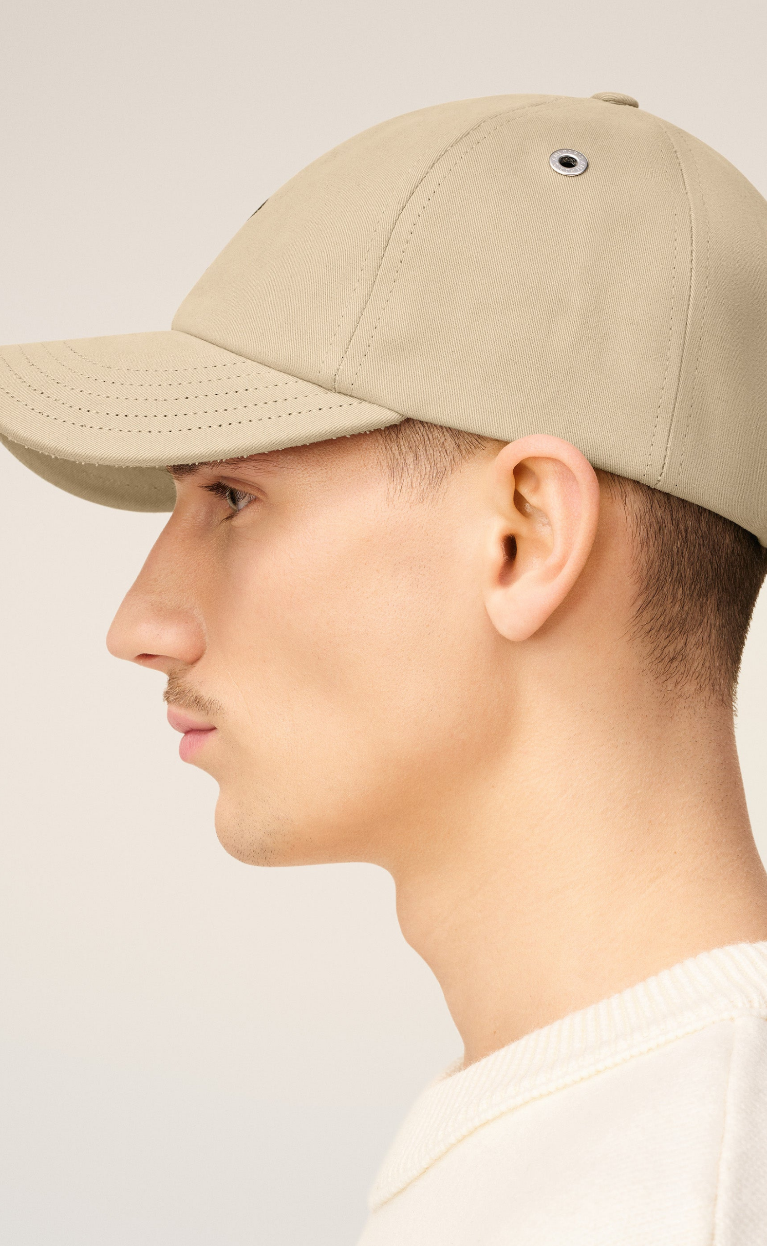 AMI DE COEUR EMBROIDERY CAFE CREME HAT