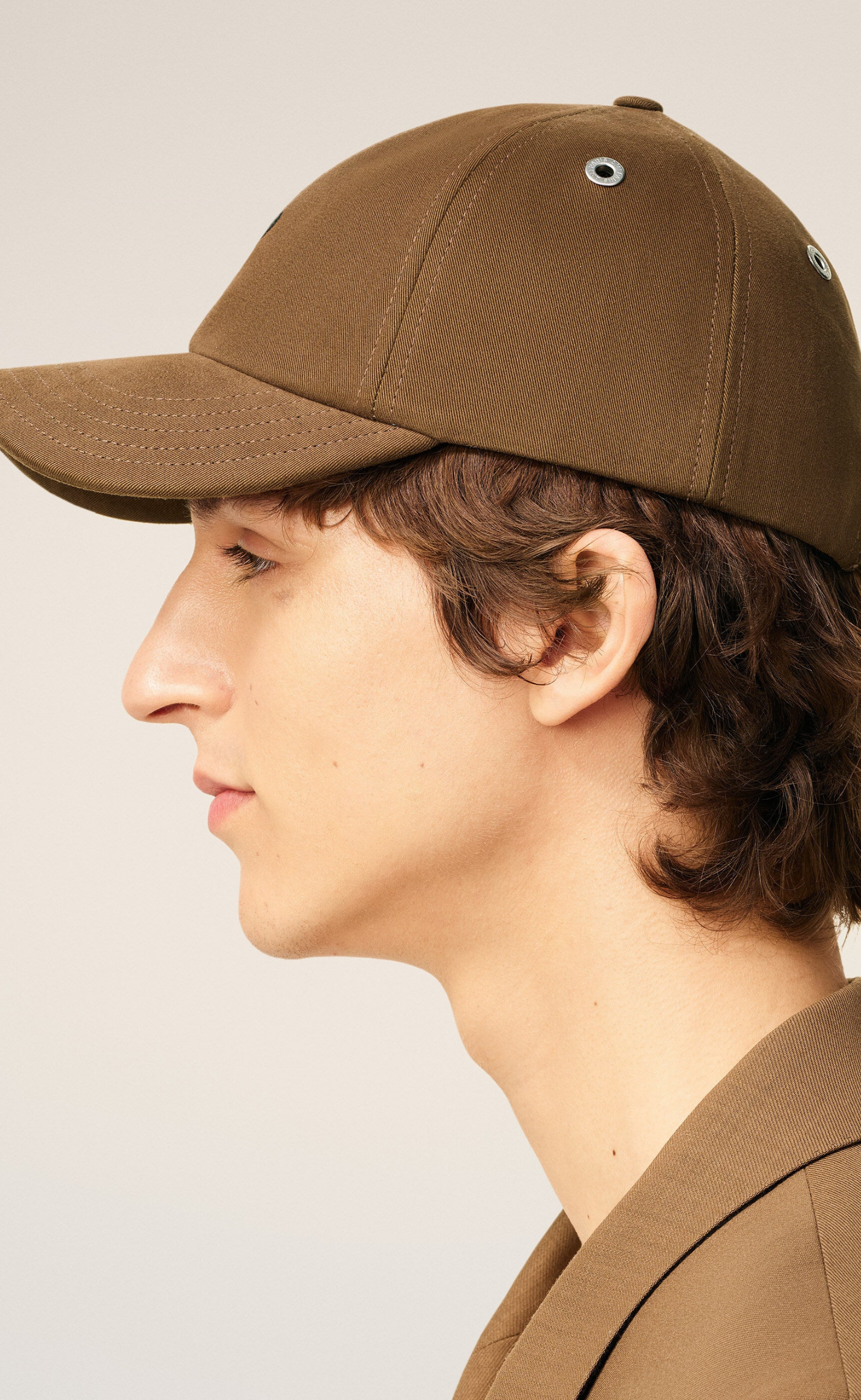 AMI DE COEUR EMBROIDERY HAZELNUT HAT