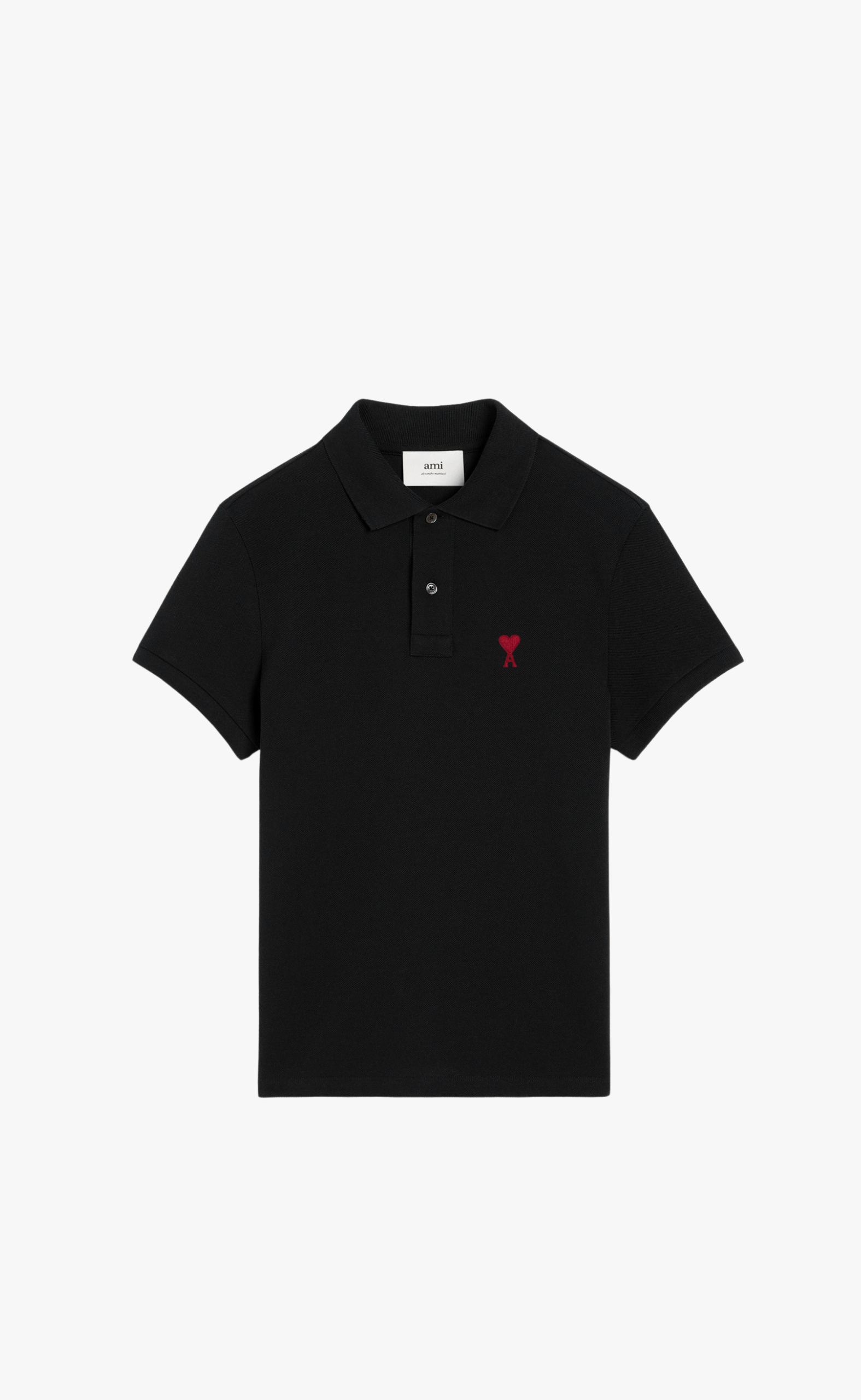 AMI DE COEUR POLO BLACK T-SHIRT