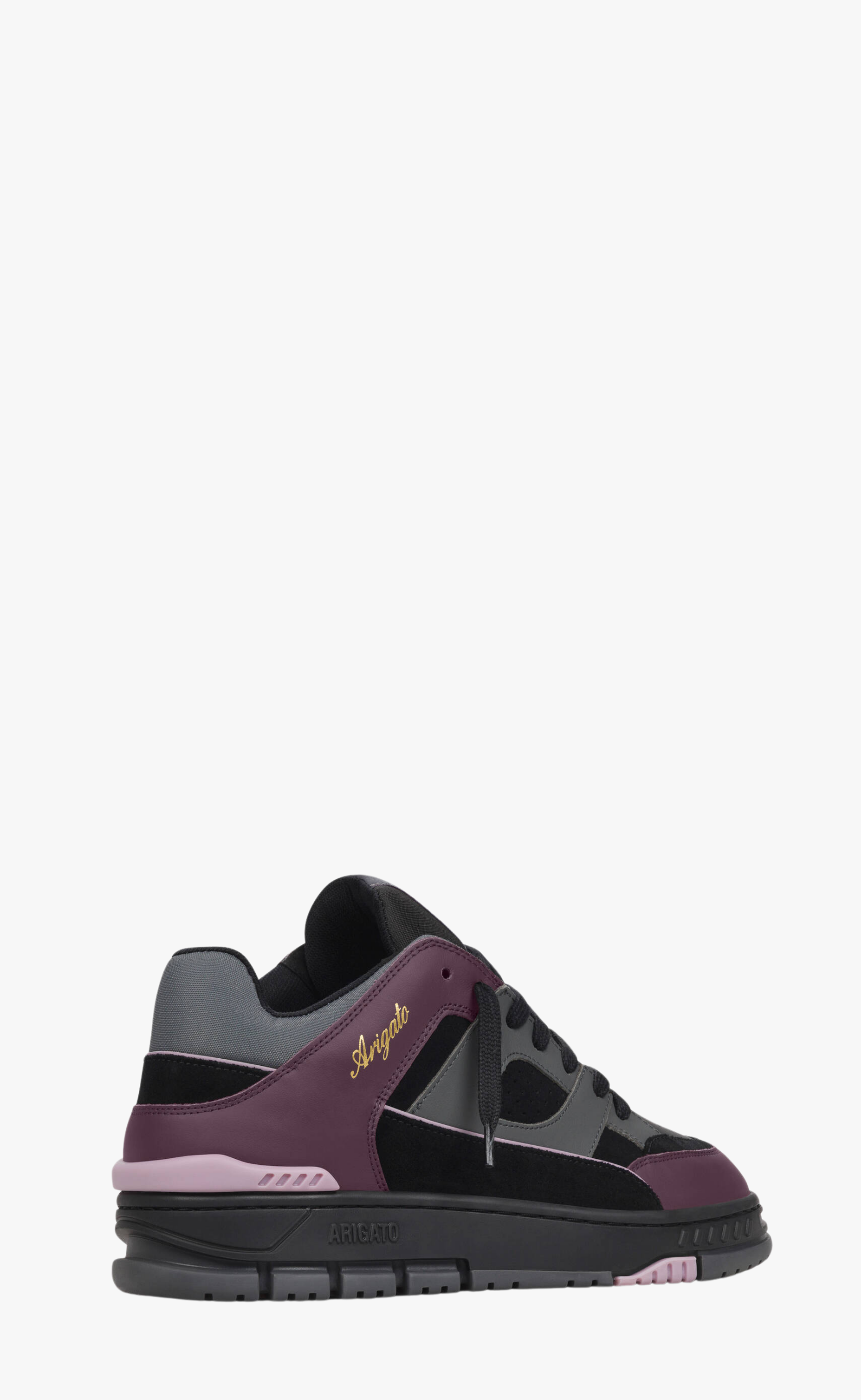AREA LO BLACK DK RED SNEAKER