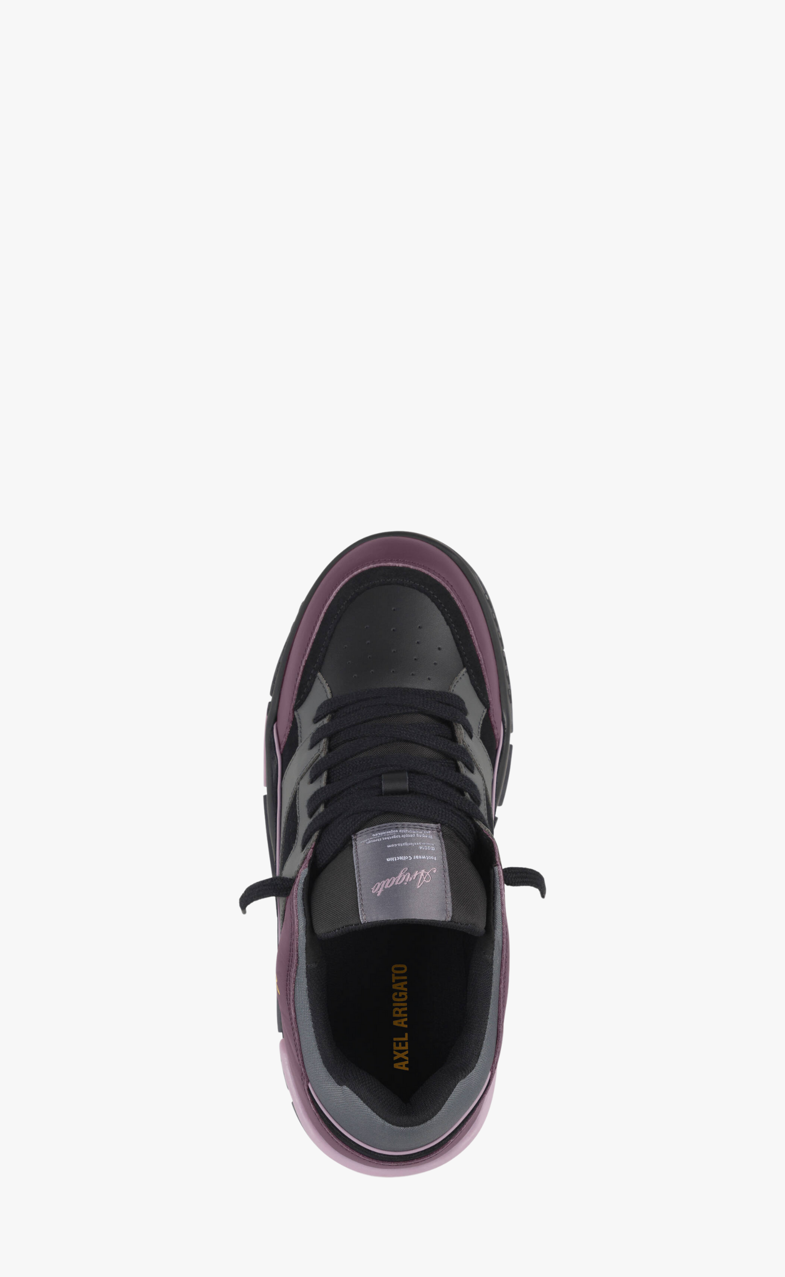AREA LO BLACK DK RED SNEAKER