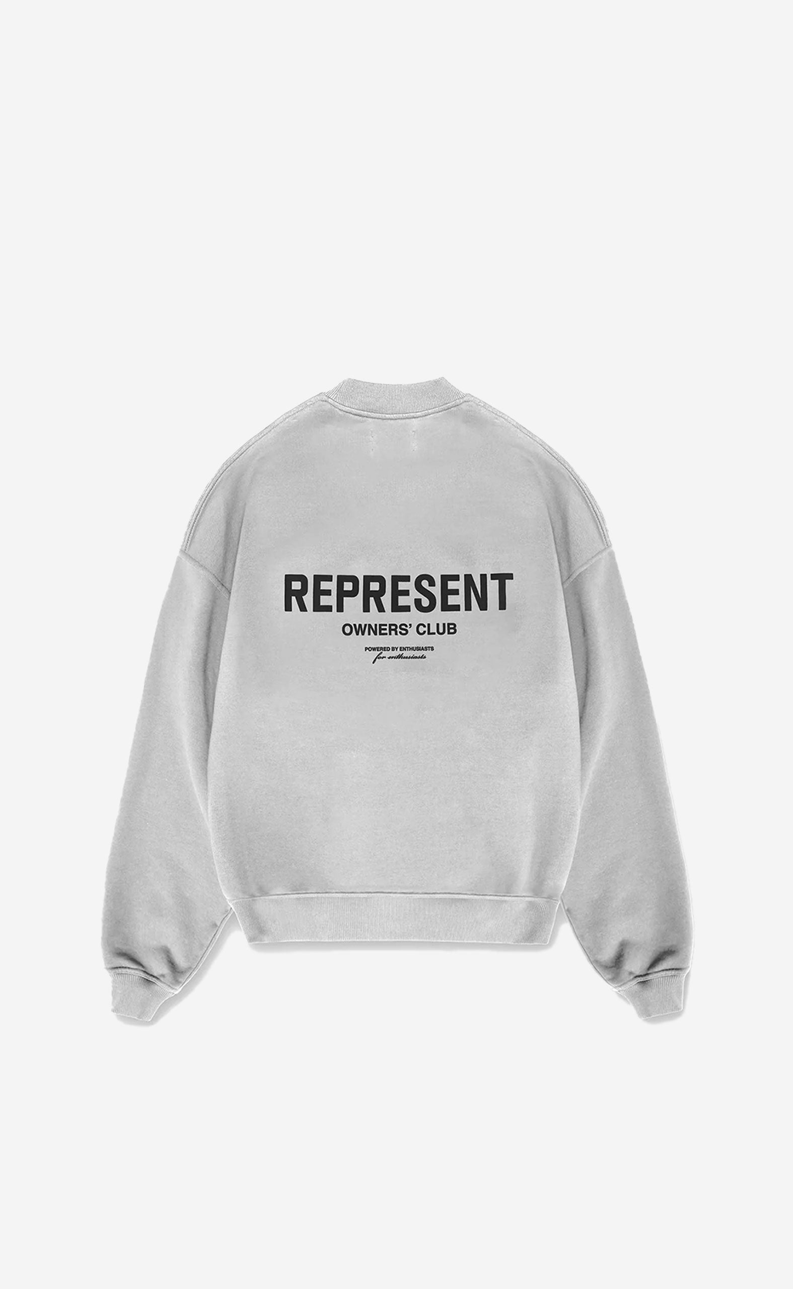 REPRESENT OWNERS CLUB ASH GREY CREWNECK