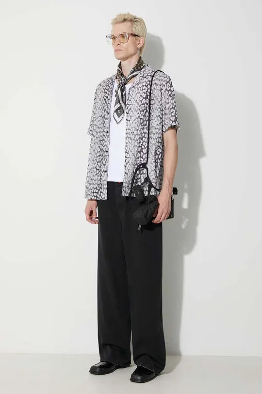 WHITENOISE LEOPARD RESORT SS MULTI SHIRT